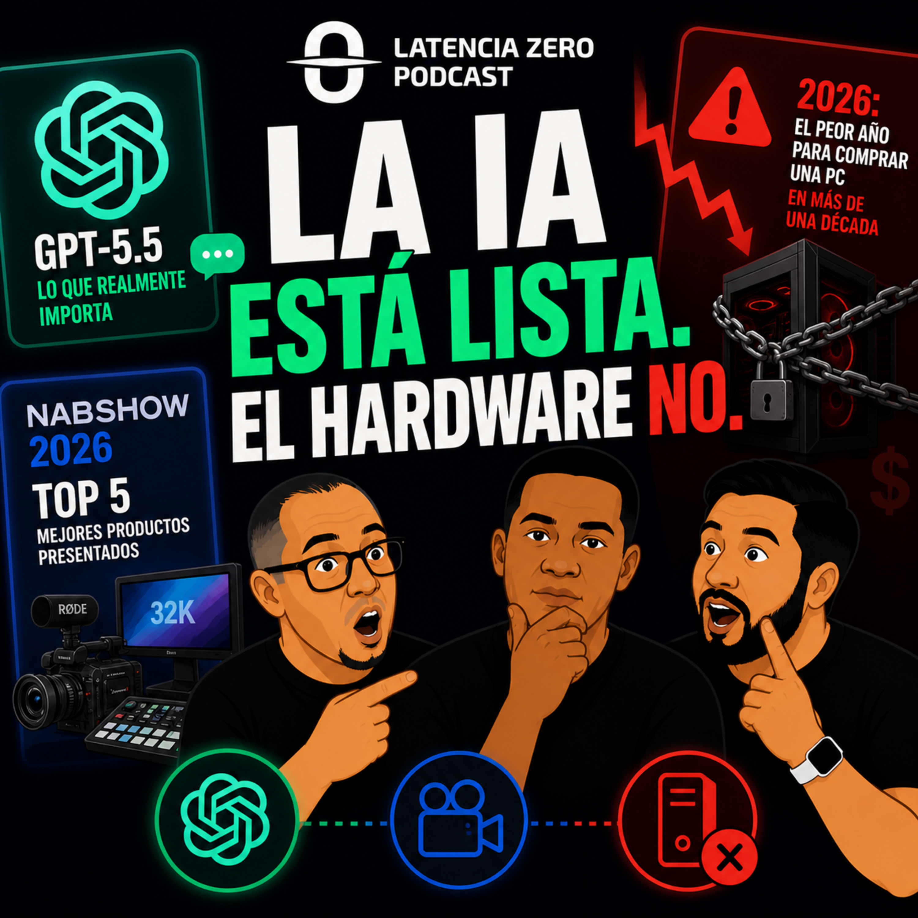 GPT-5.5 lo cambia TODO, NAB 2026 rompe el juego… y comprar una PC es un error 😳 (Ep. 003)