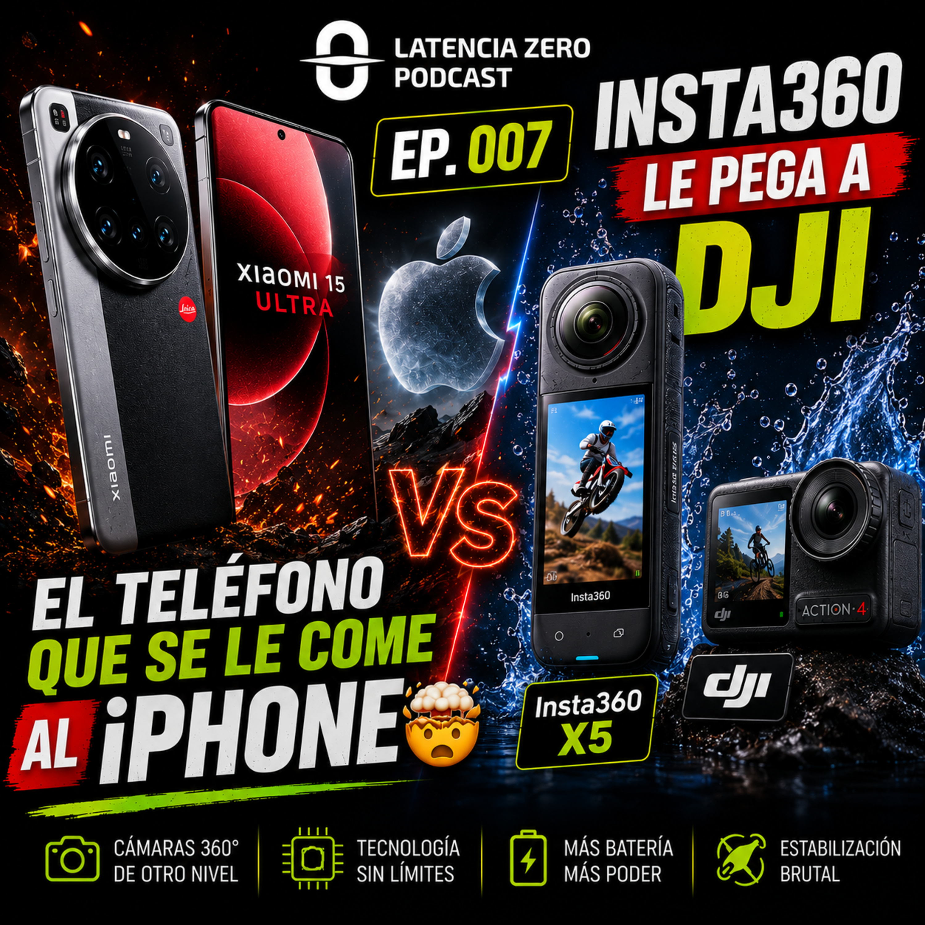El teléfono que se le come al iPhone 🤯 + Insta 360 le pega a DJI