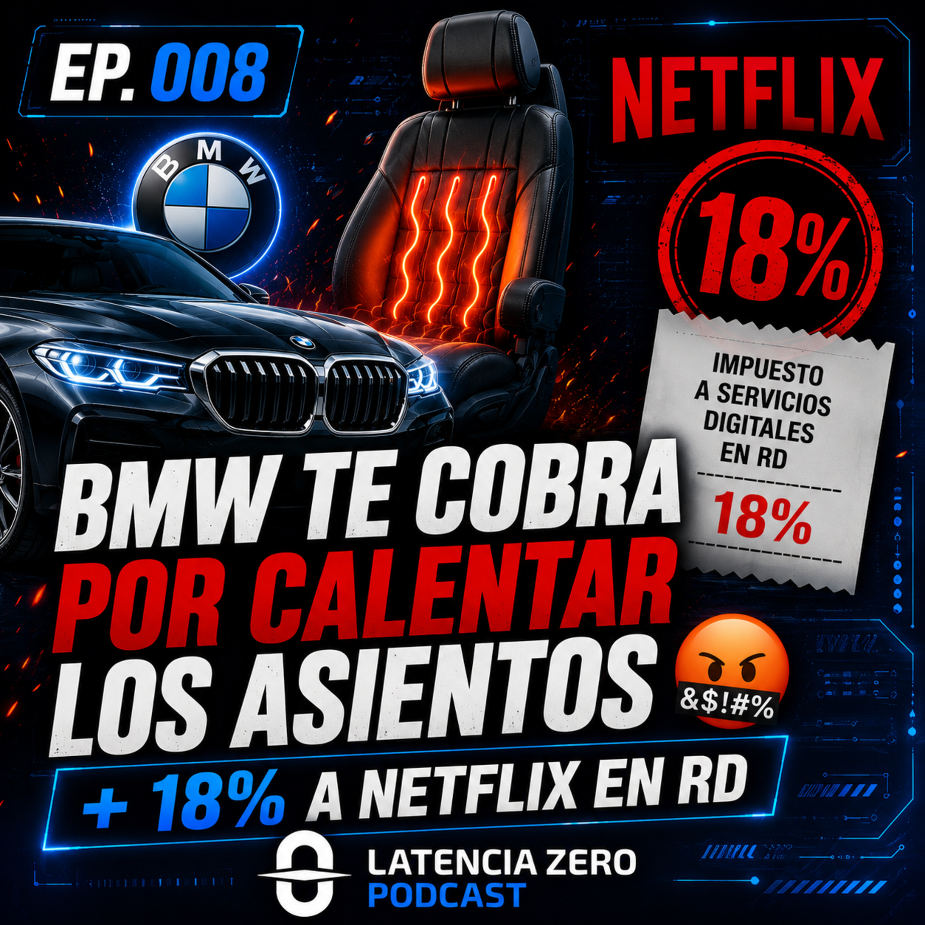 BMW te cobra POR CALENTAR los asientos 🤬 + Impuesto del 18% a Netflix en RD