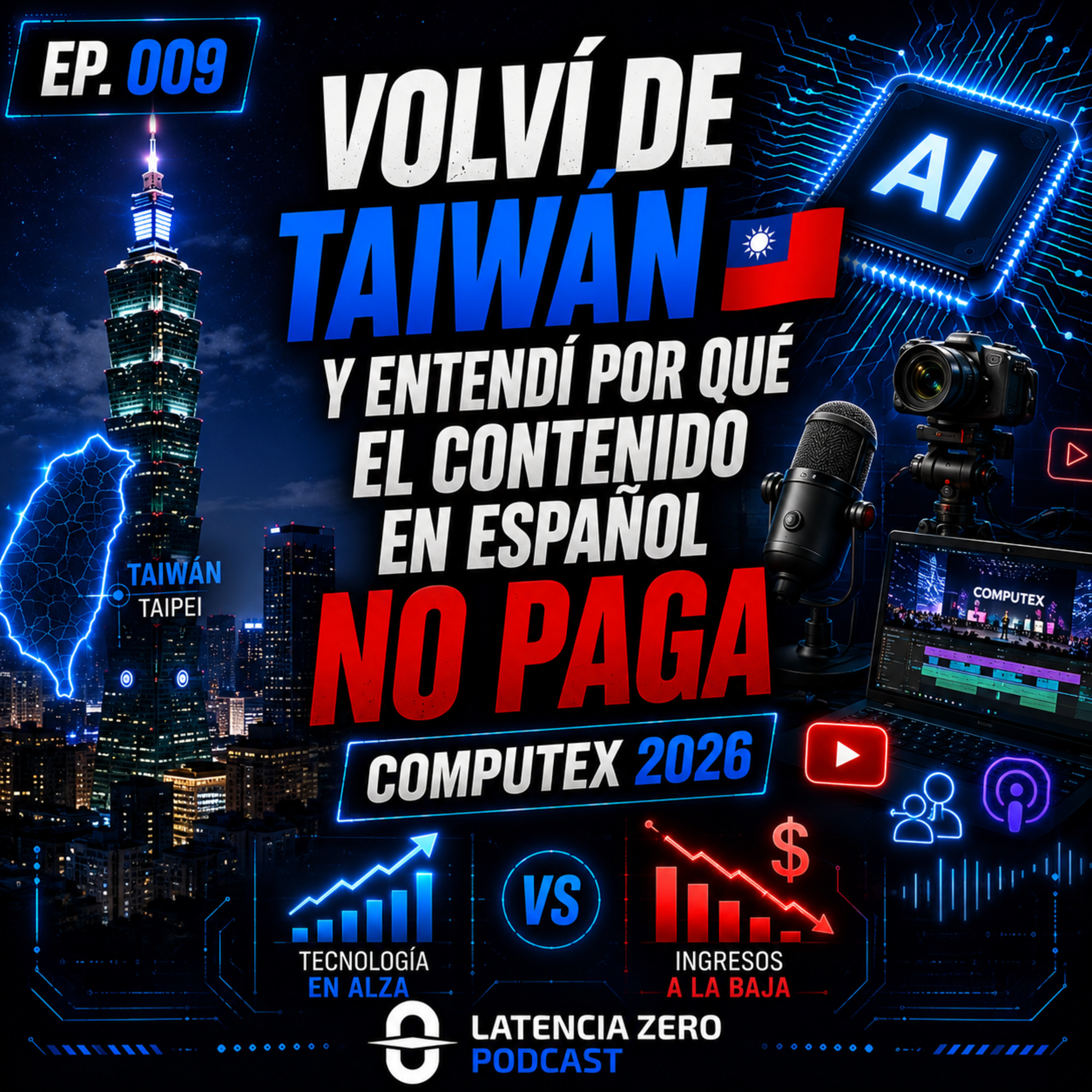 Volví de Taiwán 🇹🇼 y entendí por qué el contenido en español no paga | Computex