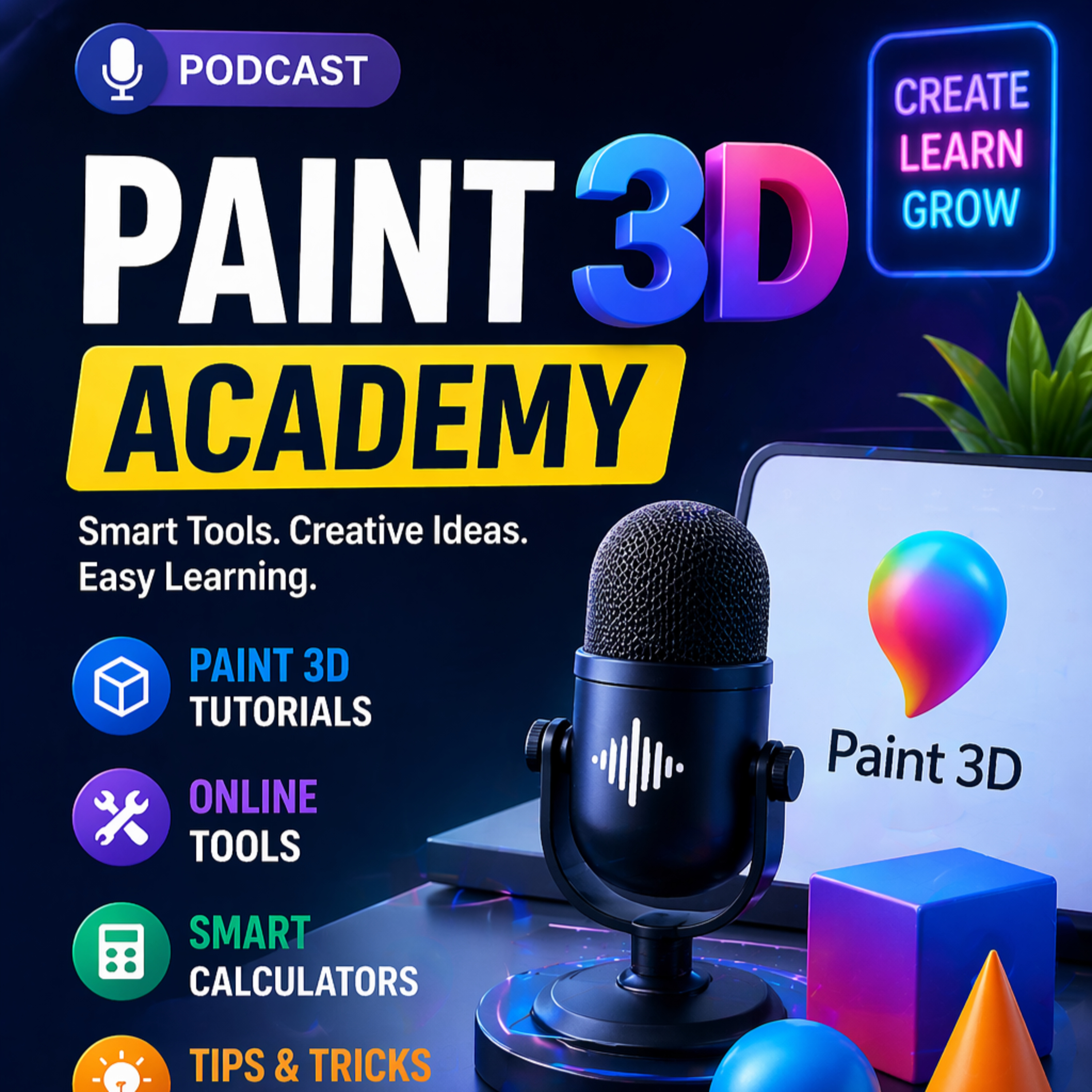 Useful guidance tutorial on MS paint 3d by expert episode artwork