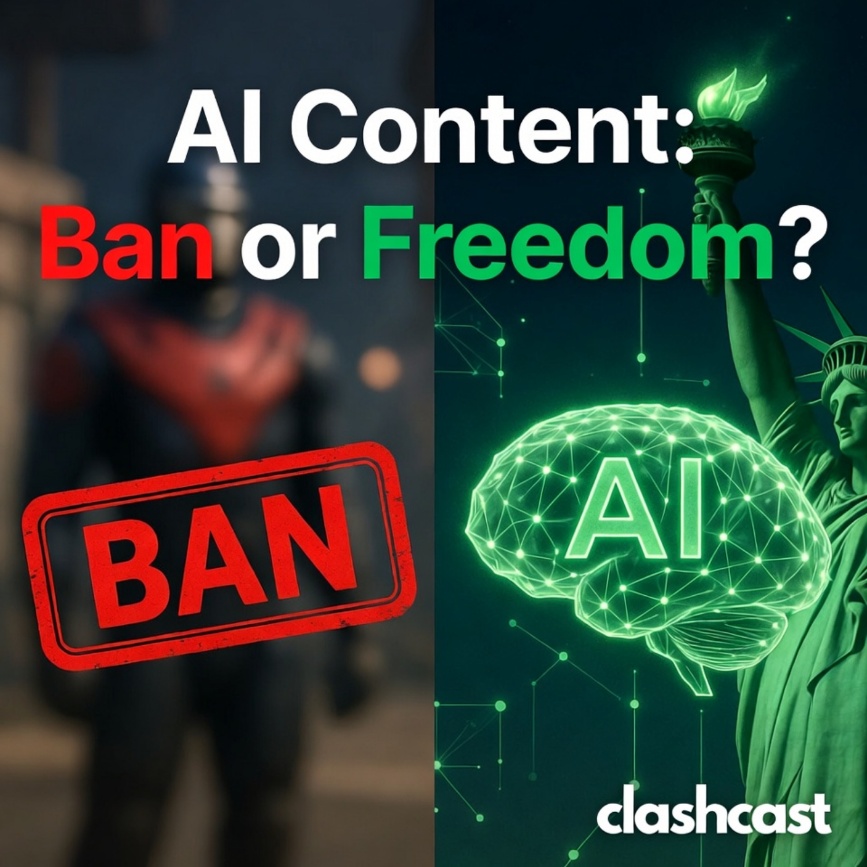 AI Content: Ban or Freedom? episode artwork