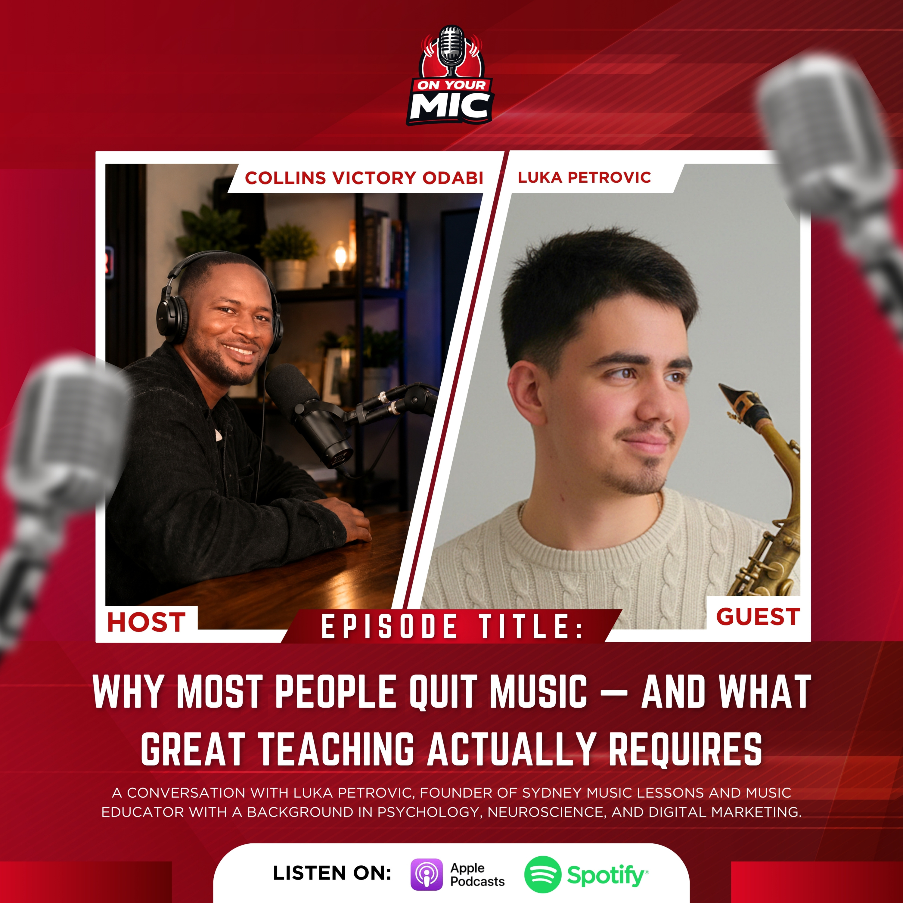 Why Most People Quit Music — and What Great Teaching Actually Requires — Luka Petrovic episode artwork