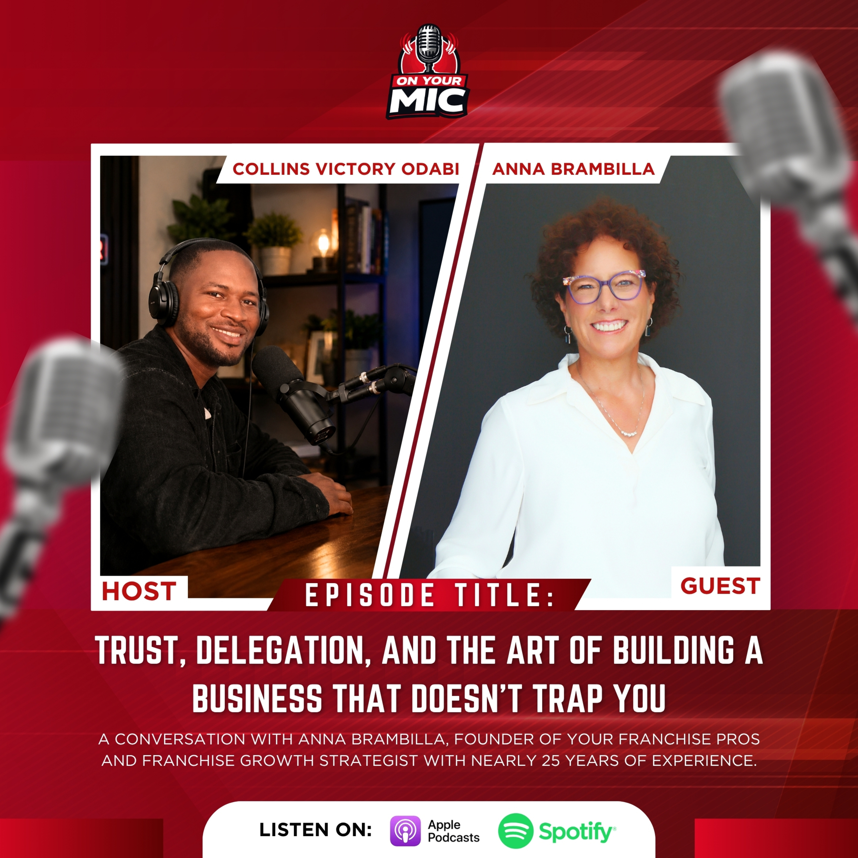 Trust, Delegation, and the Art of Building a Business That Doesn't Trap You | Anna Brambilla episode artwork