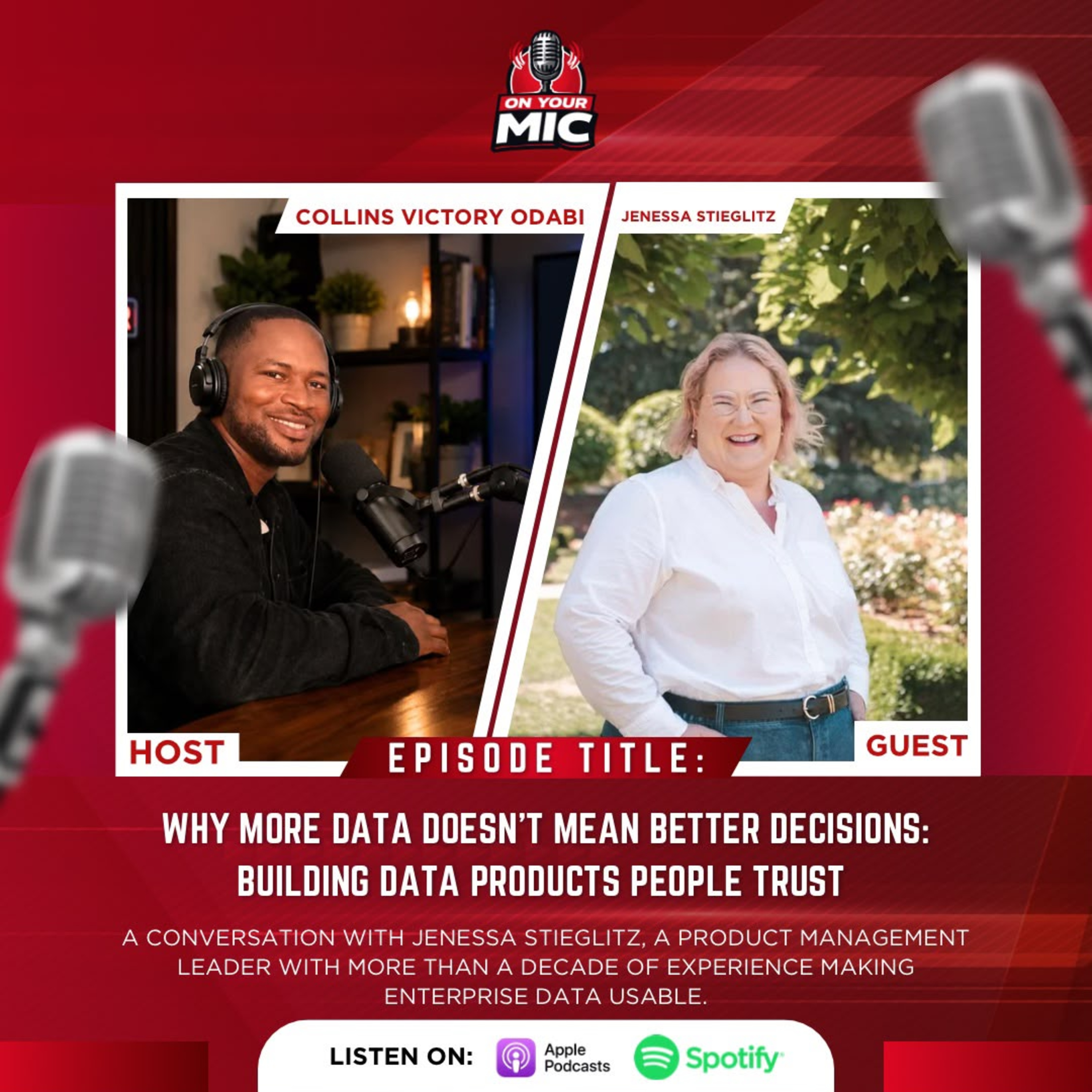 Why More Data Doesn't Mean Better Decisions: Building Data Products People Trust | Jenessa Stieglitz episode artwork