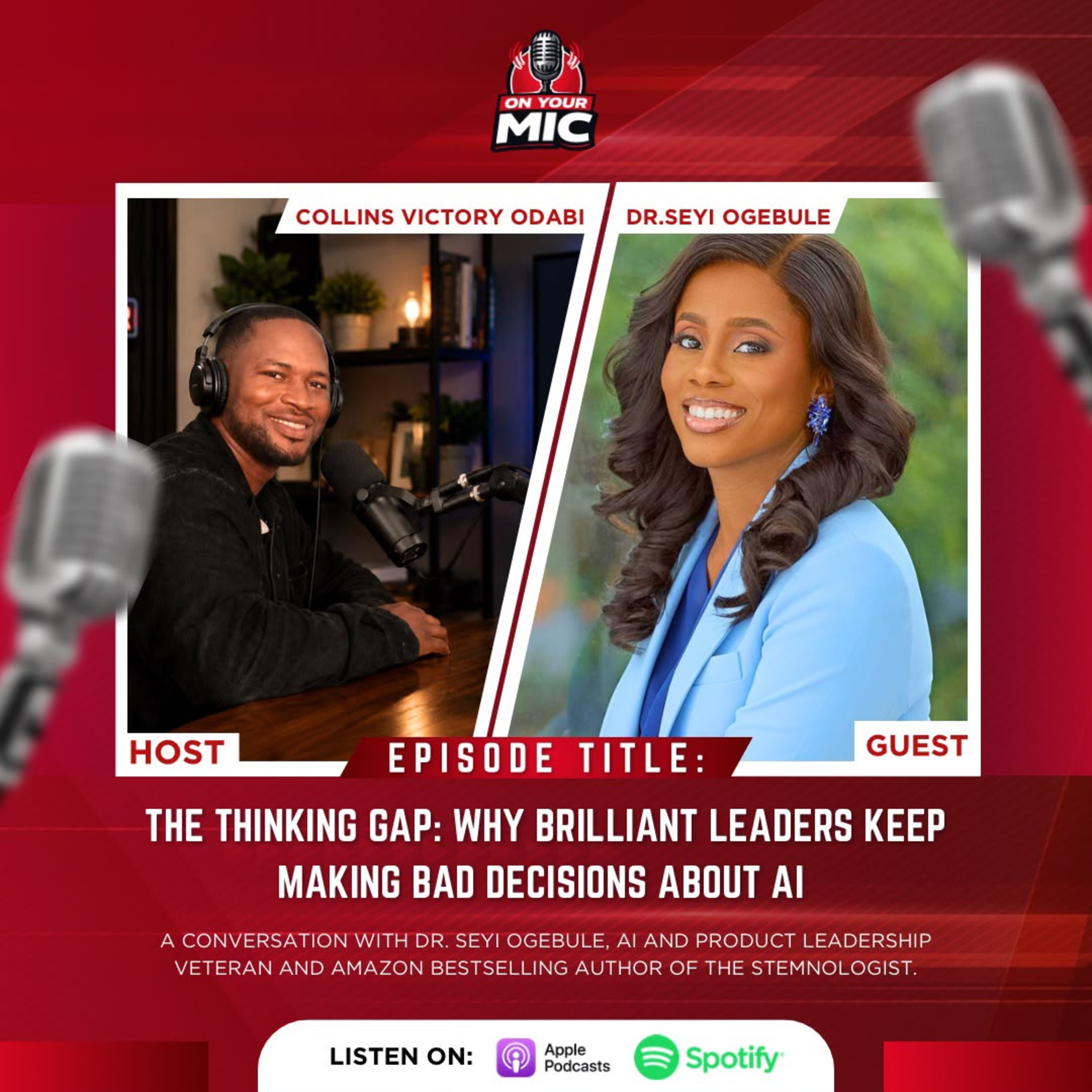 The Thinking Gap: Why Brilliant Leaders Keep Making Bad Decisions About AI | Dr. Seyi Ogebule episode artwork