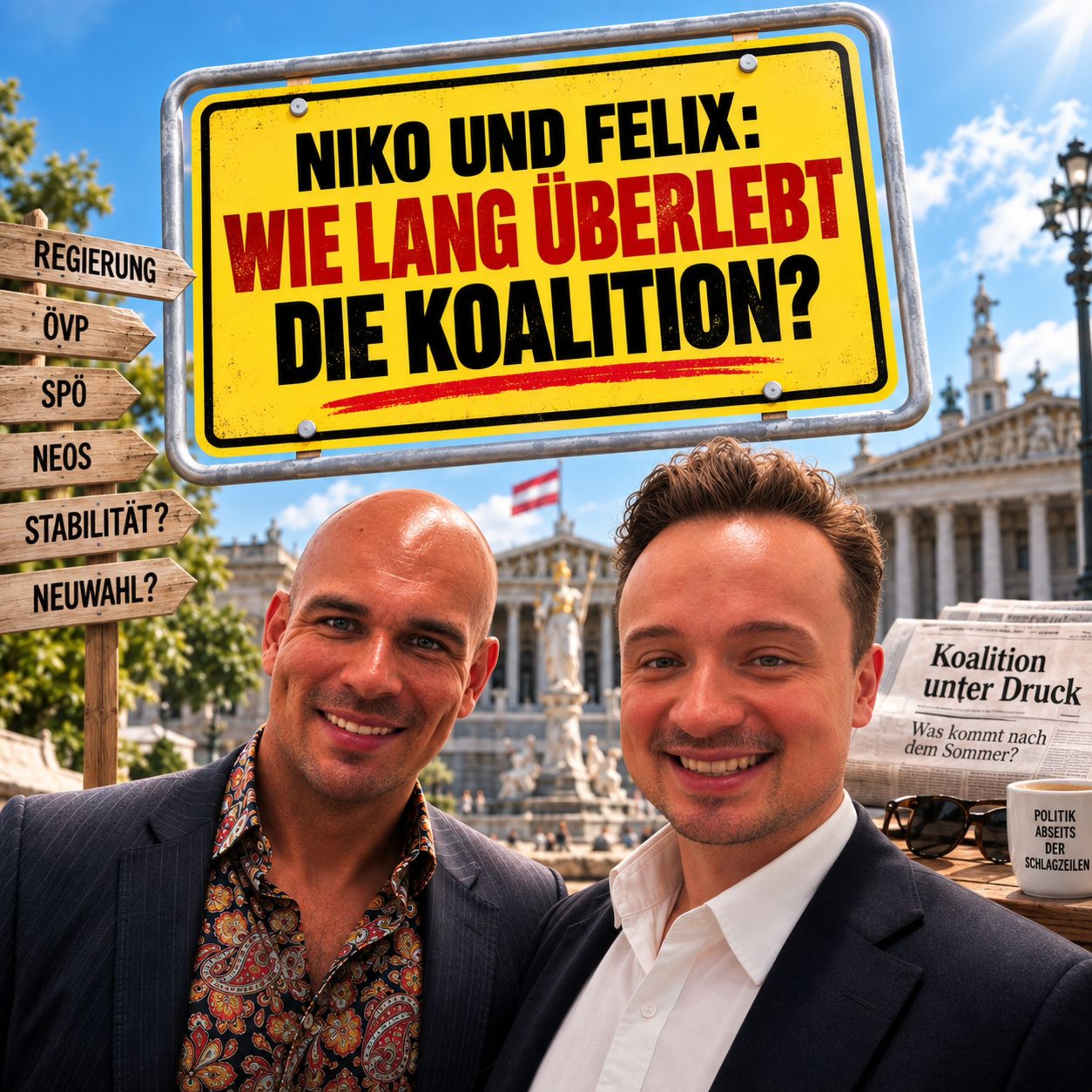 So sind wir: zwischen Bognergasse und Ballhausplatz