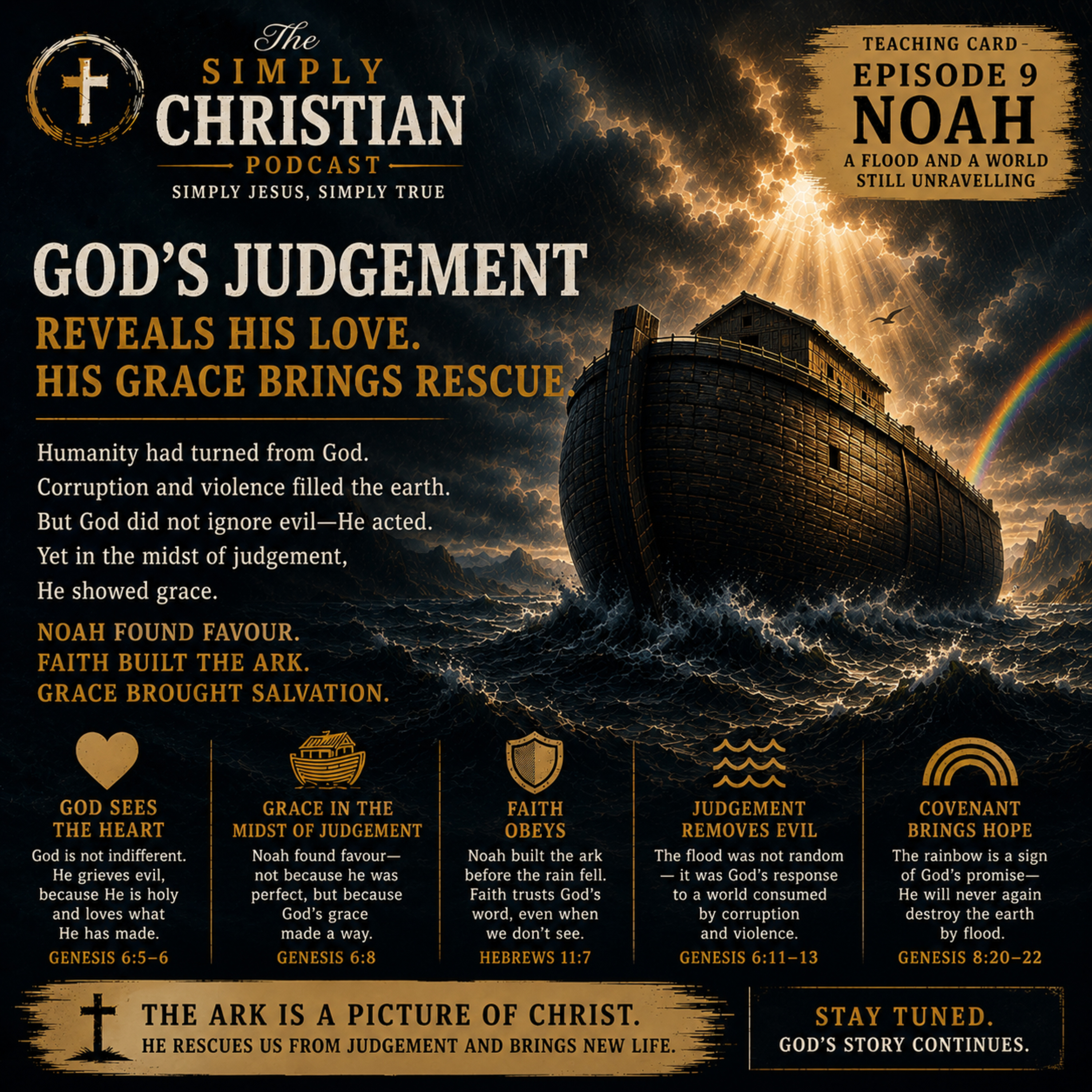 Episode 9 — Noah, A Flood, and a World Still Unravelling episode artwork