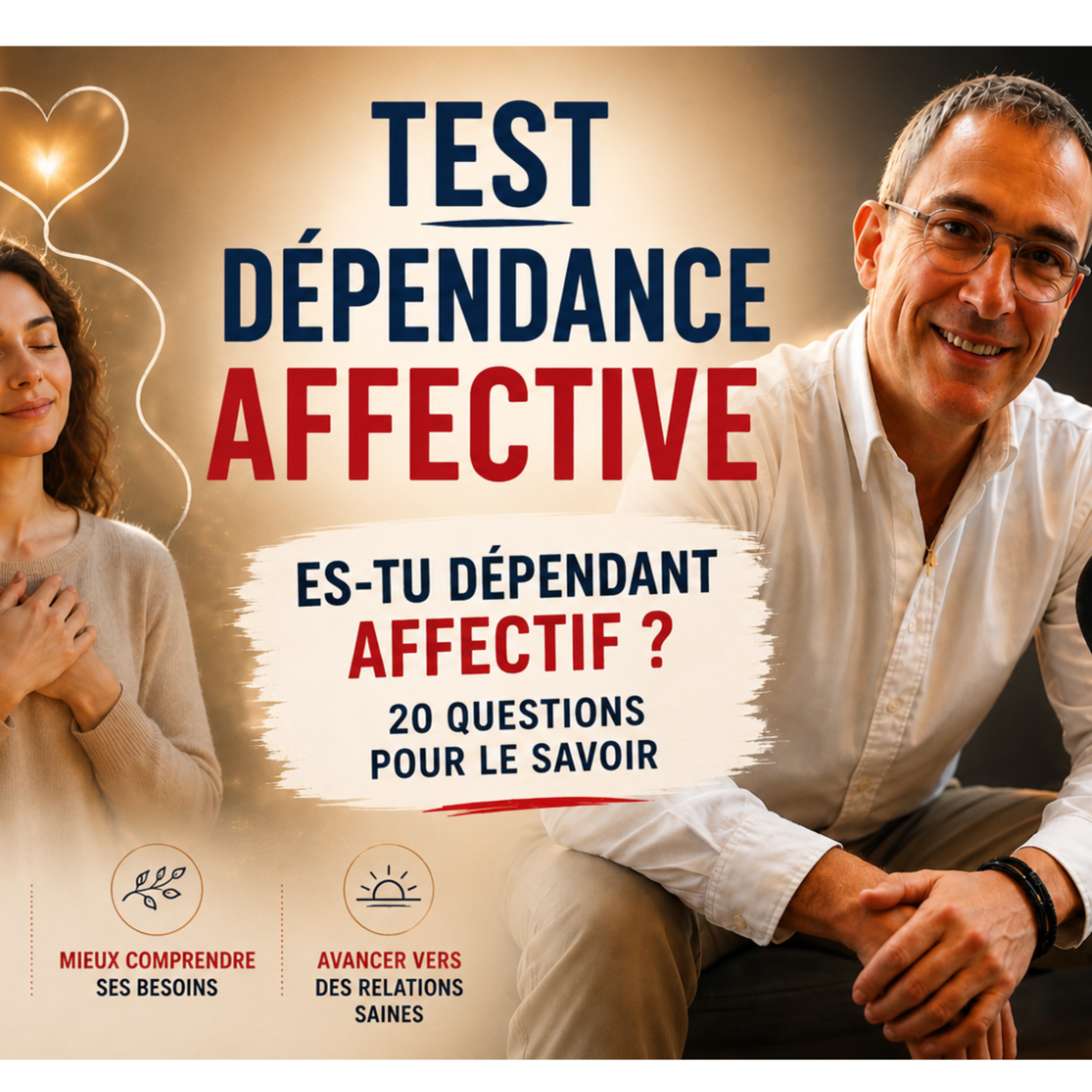 Souffrez-vous de dépendance affective ? Voici un test, un questionnaire d'auto-évaluation pour le savoir et commencer à mieux vous comprendre dans les relations amoureuses