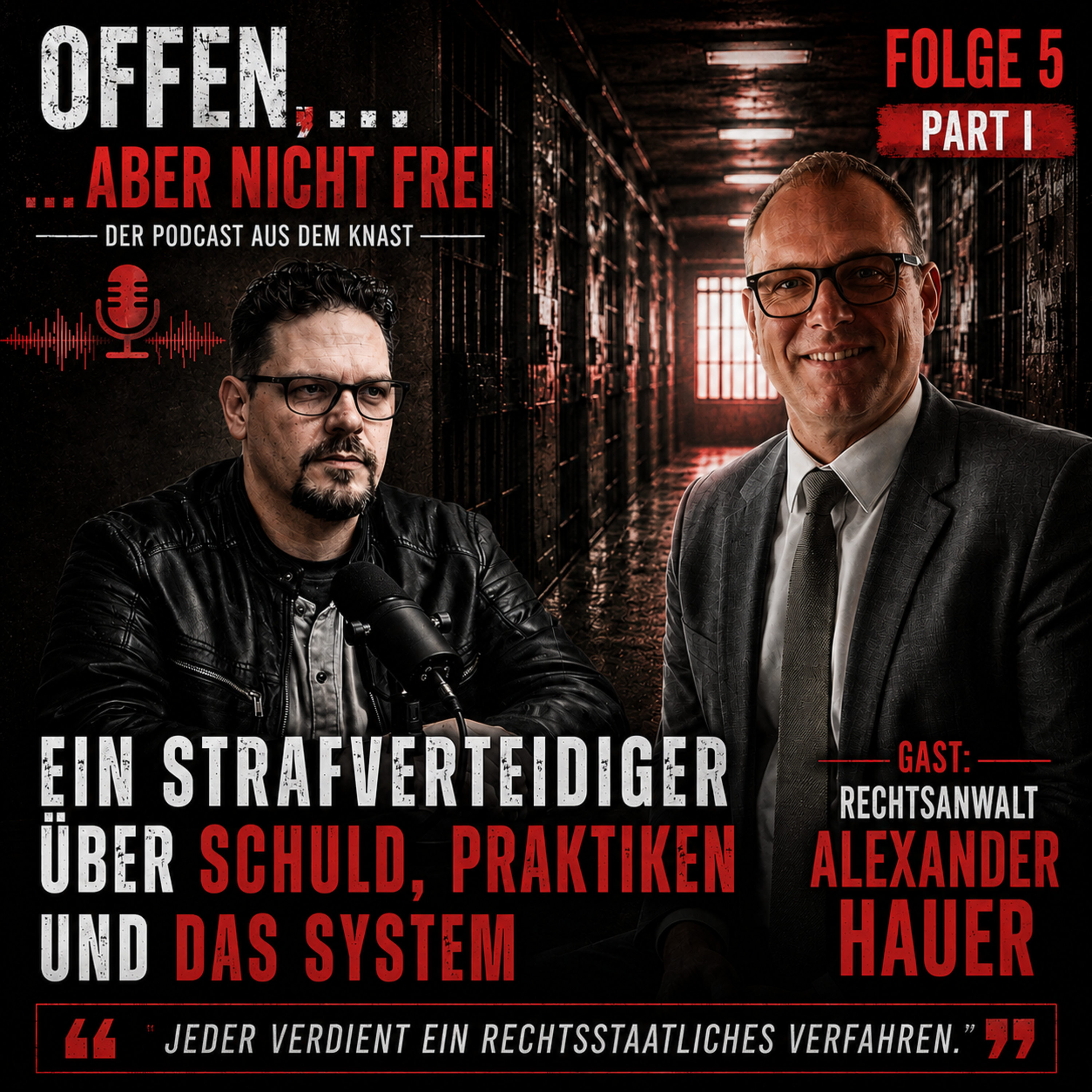 Folge 5: Alexander, Strafverteidiger, über Schuld, Knast & das System - Part I episode artwork
