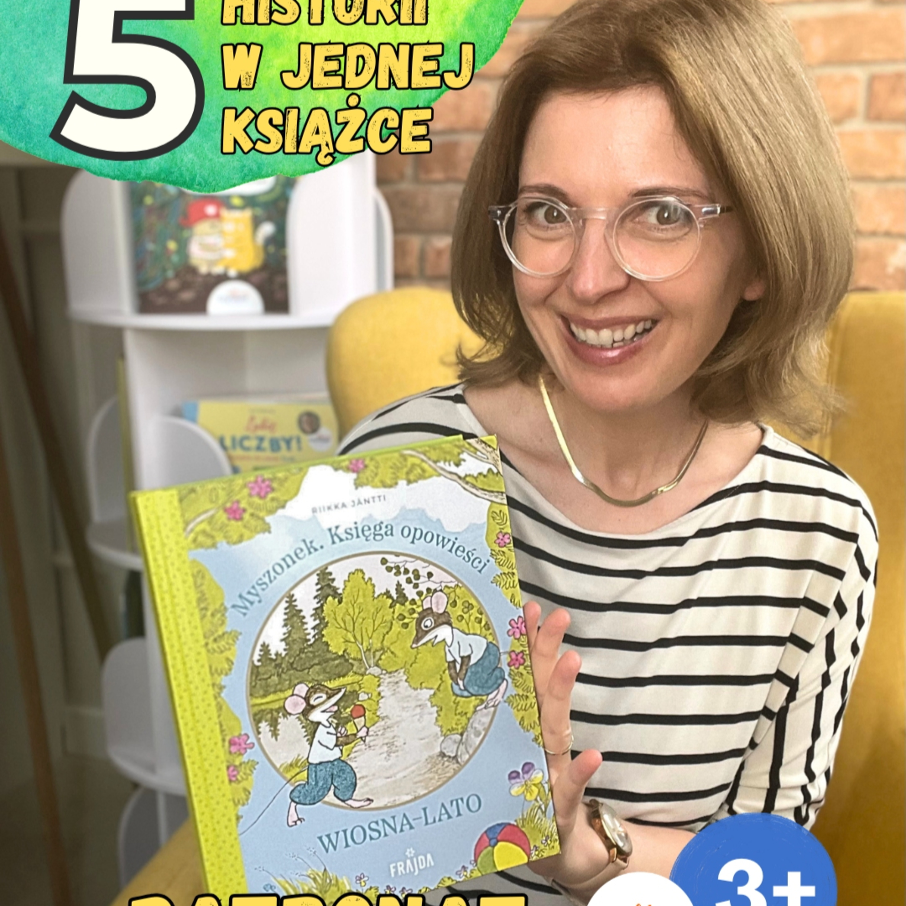 ”Myszonek. Księga opowieść. Wiosna-lato”. 5 opowiadań dla dzieci 3-6 lat