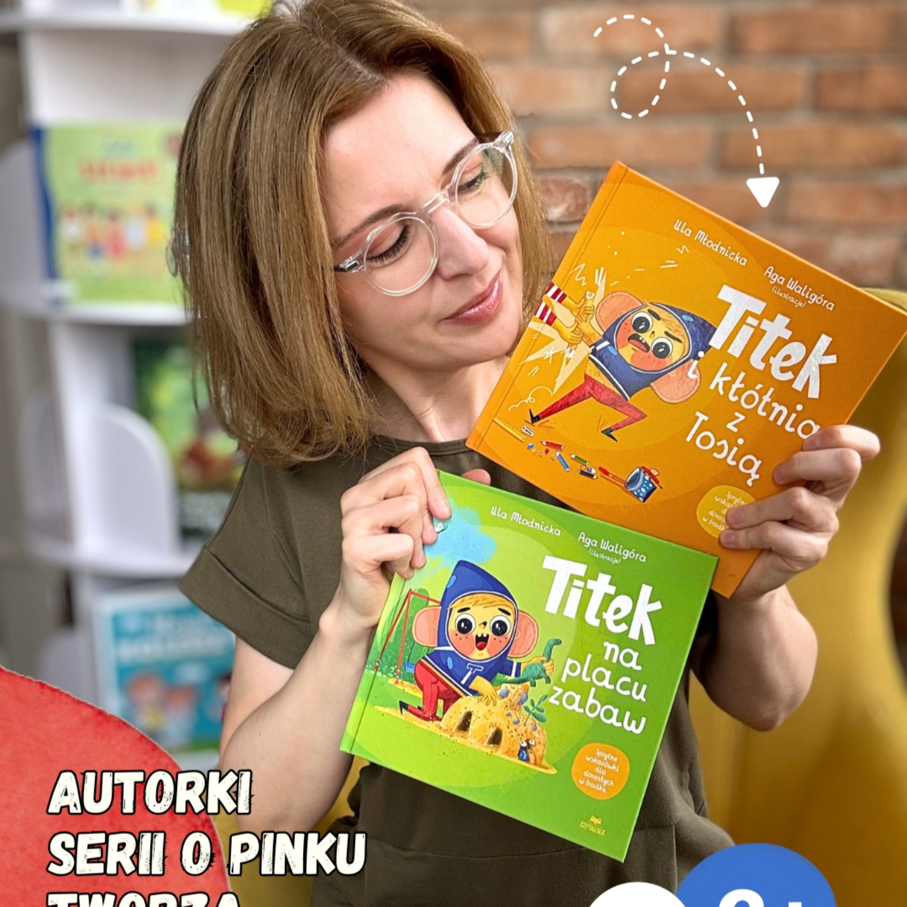 „Titek na placu zabaw” i „Titek i kłótnia z Tosią”. Książki dla dzieci 3-6 lat