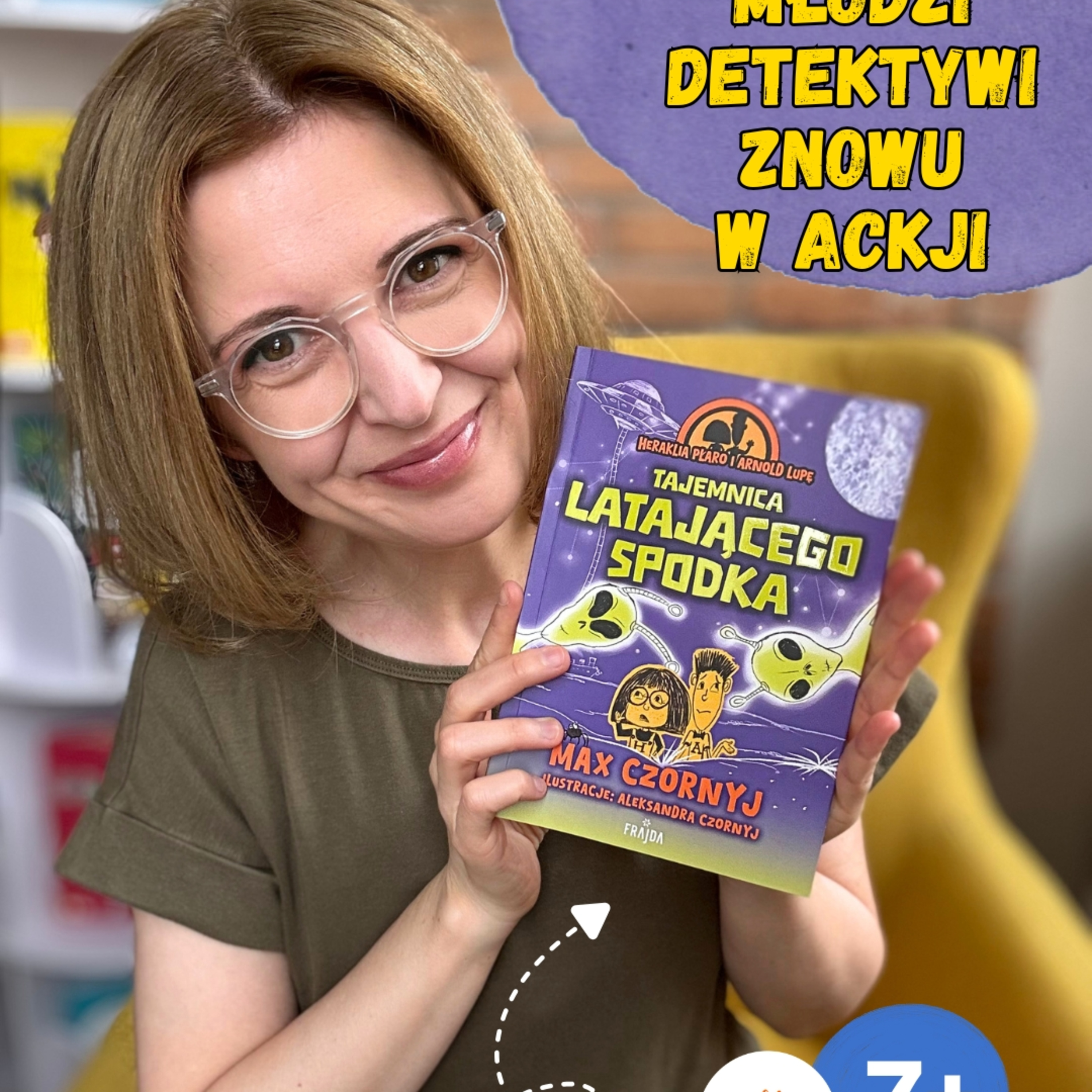 ”Heraklia Płaro i Arnold Lupę. Tajemnica latającego spodka”. Książki dla dzieci 7-10 lat