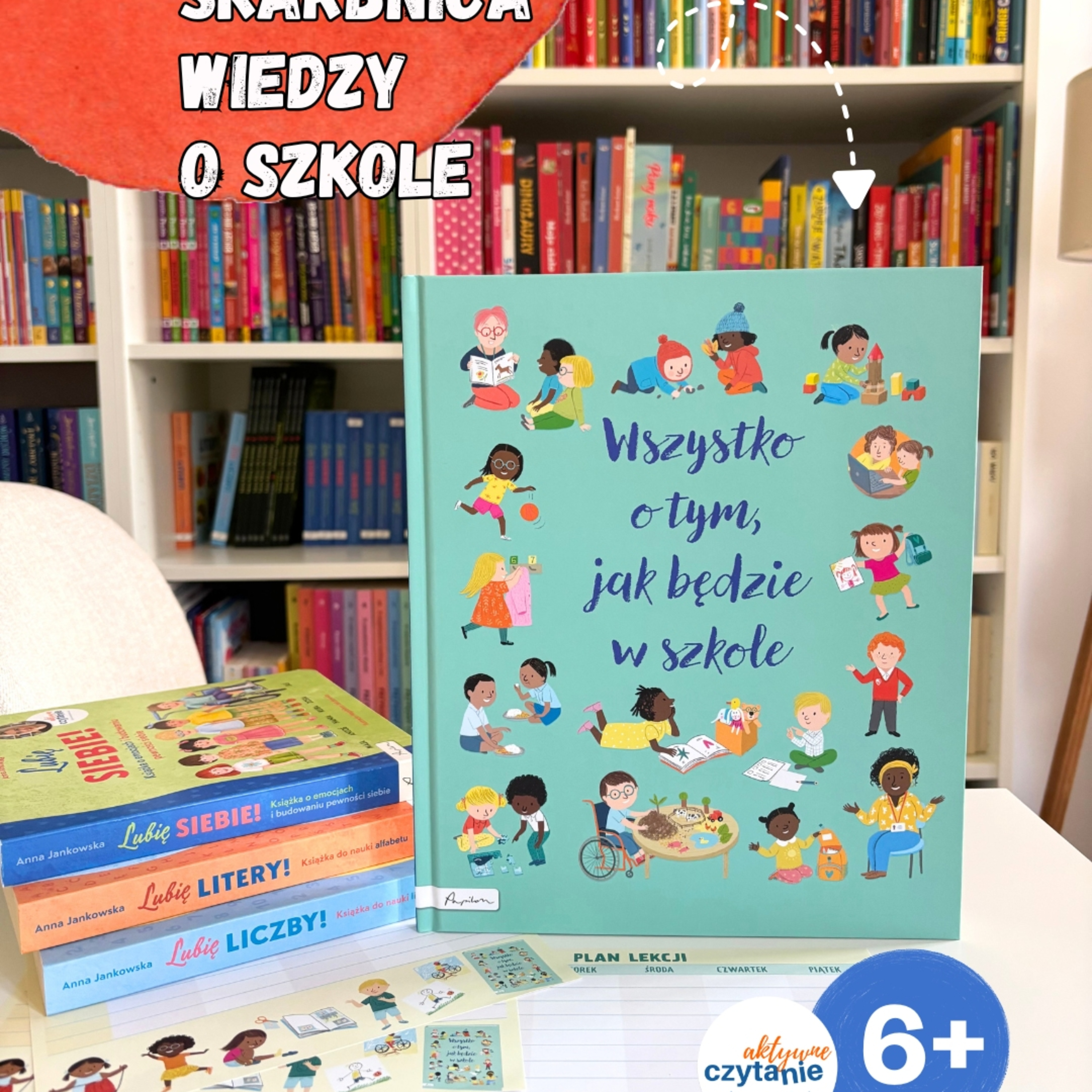 Wszystko o tym, jak będzie w szkole. Książki dla dzieci 6-8 lat