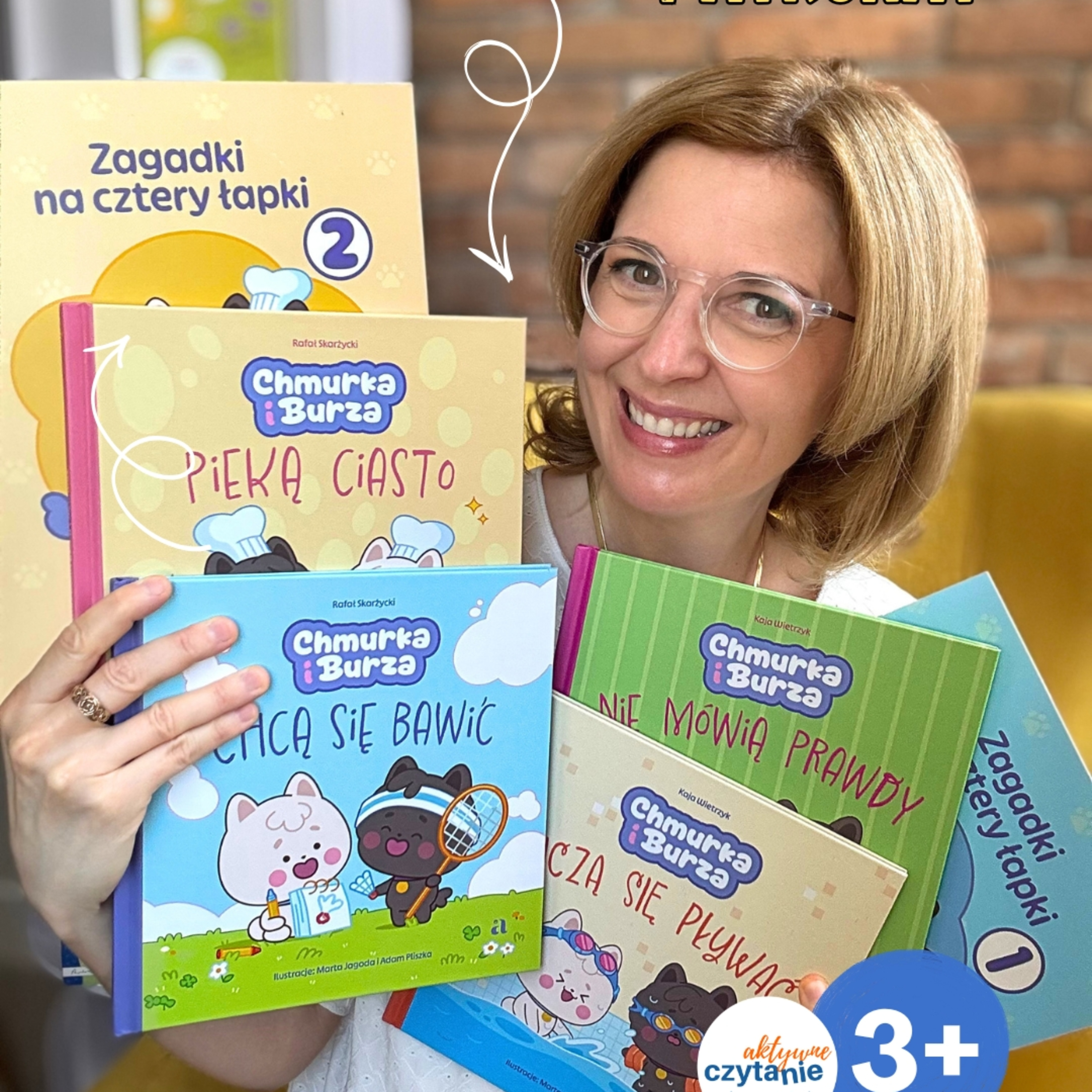 Chmurka i Burza uczą się pływać i nie mówią prawdy. Książki dla dzieci 3-6 lat