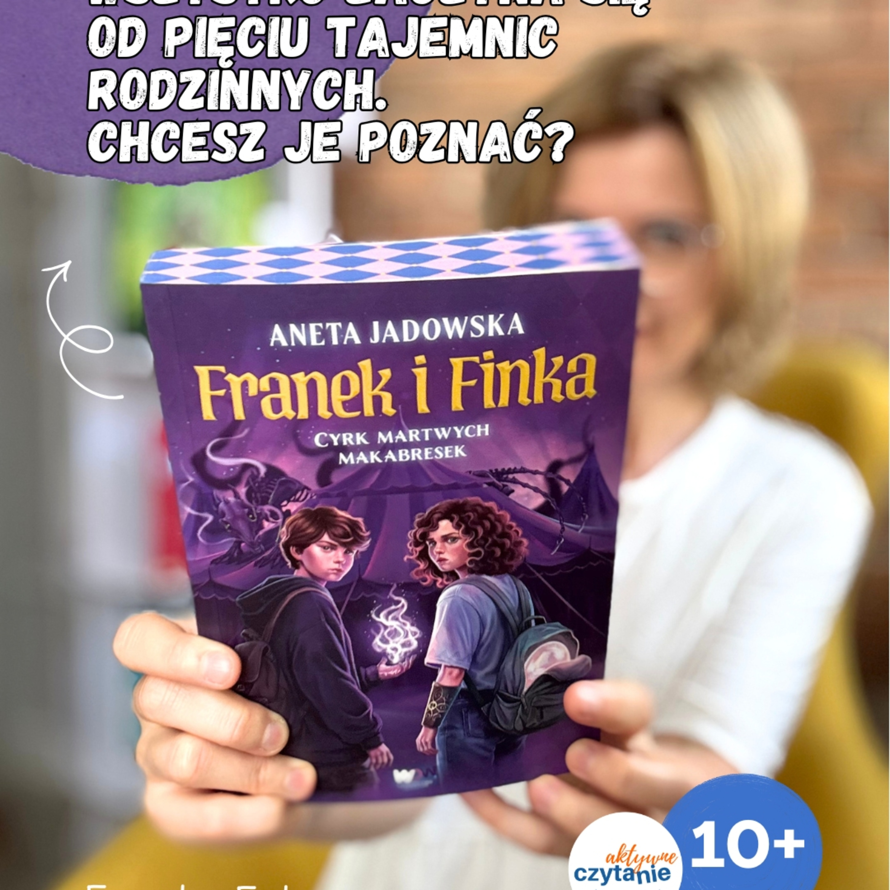 Franek i Finka. Cyrk Martwych Makabresek. Książki dla dzieci 10-14 lat