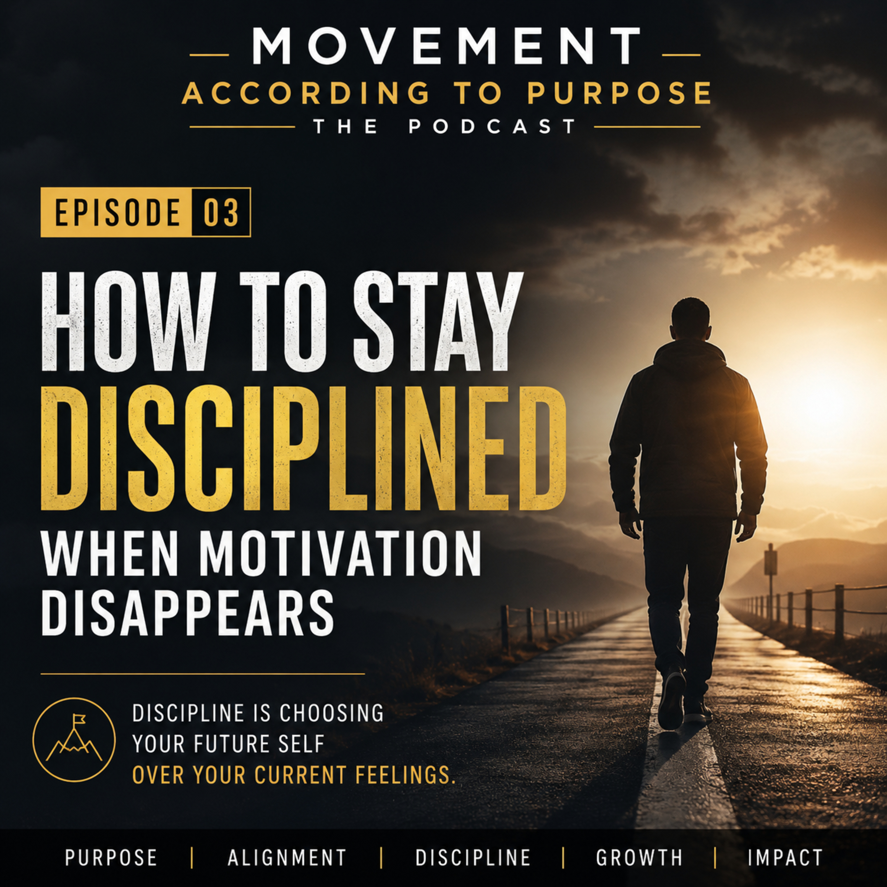 How To Stay Disciplined When Motivation Disappears episode artwork