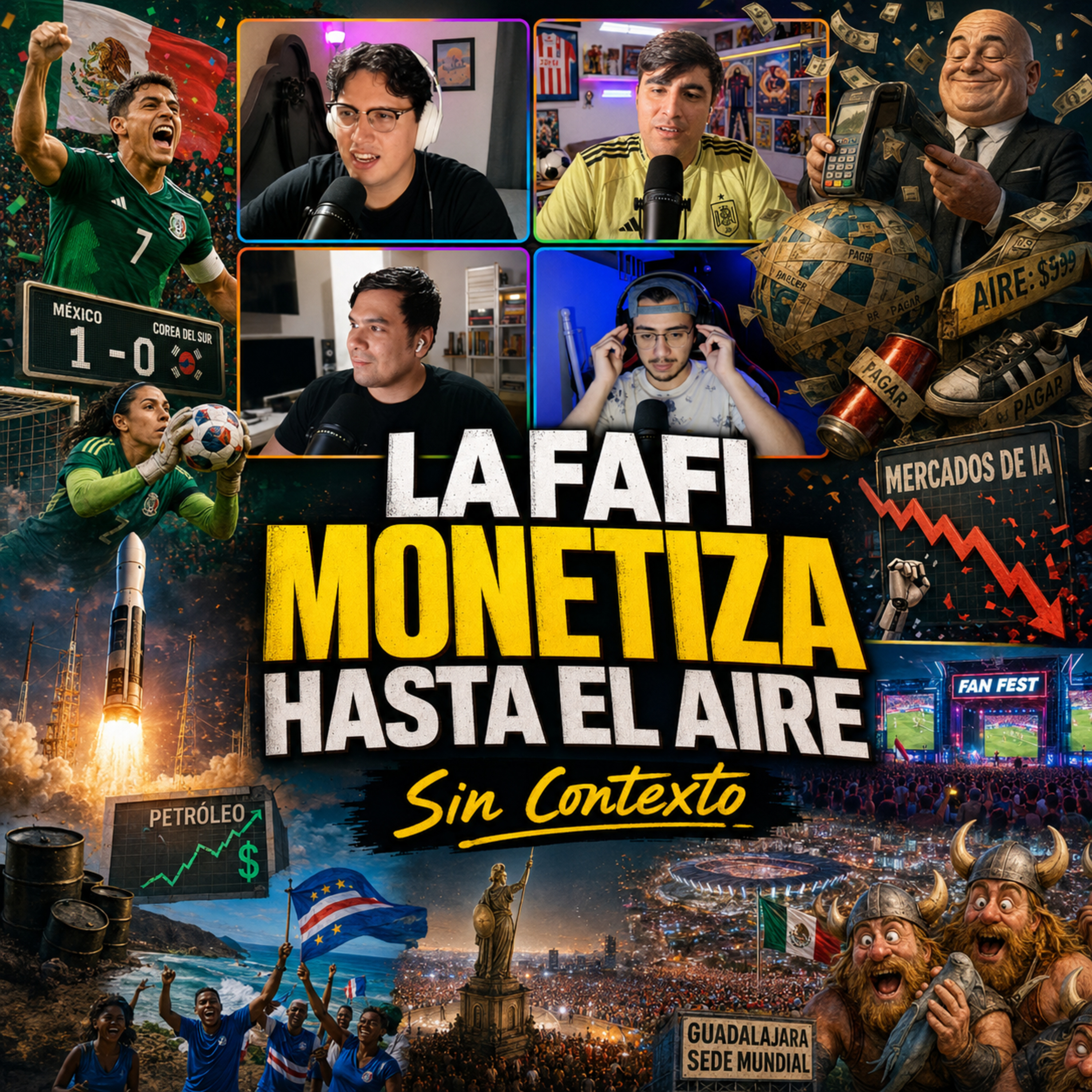 México ganó con gol pitero y atajada bendita | Sin Contexto | 23 de junio de 2026 episode artwork