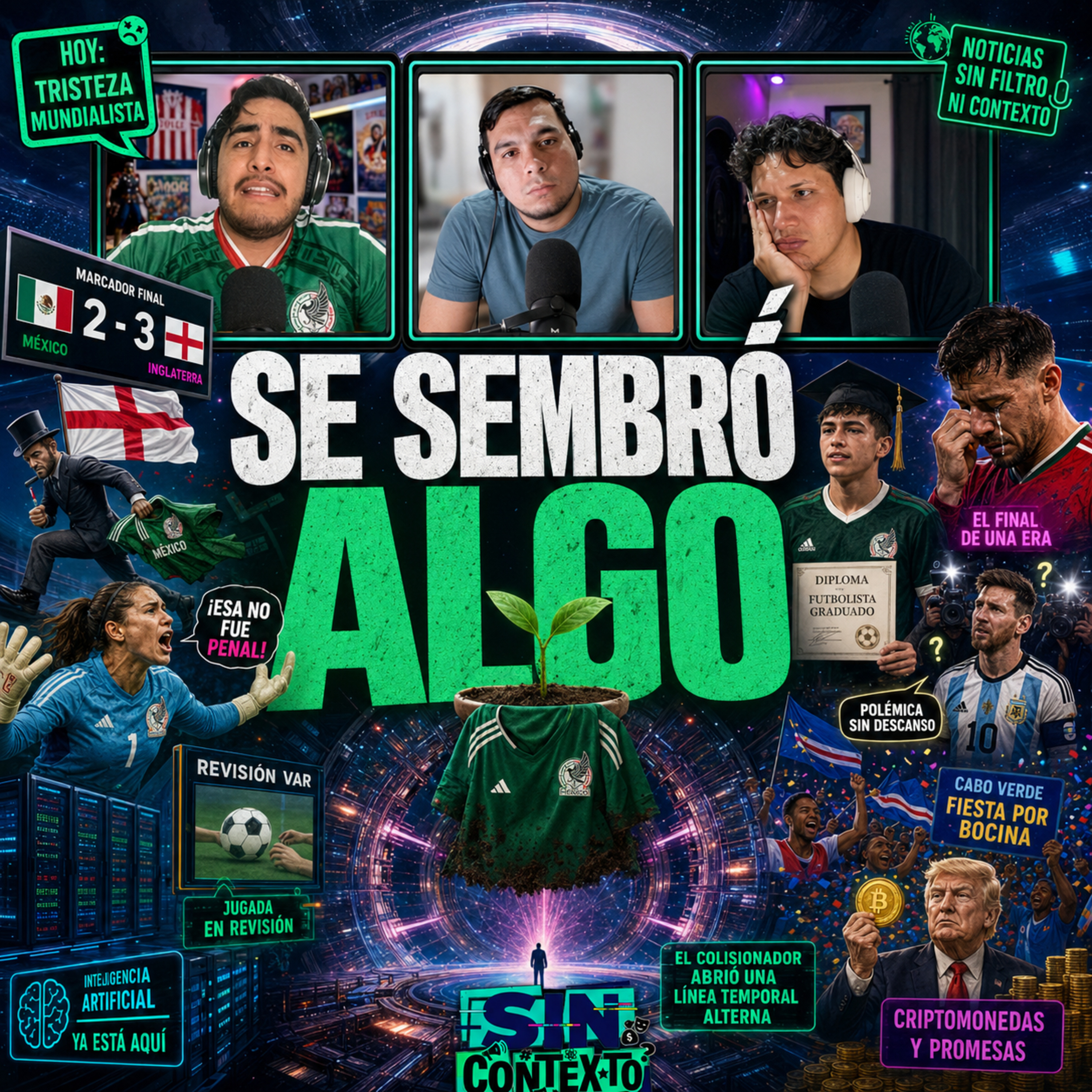 A México se lo llevó la inglesa y EUA la Belga | Sin Contexto | 8 de julio de 2026 episode artwork