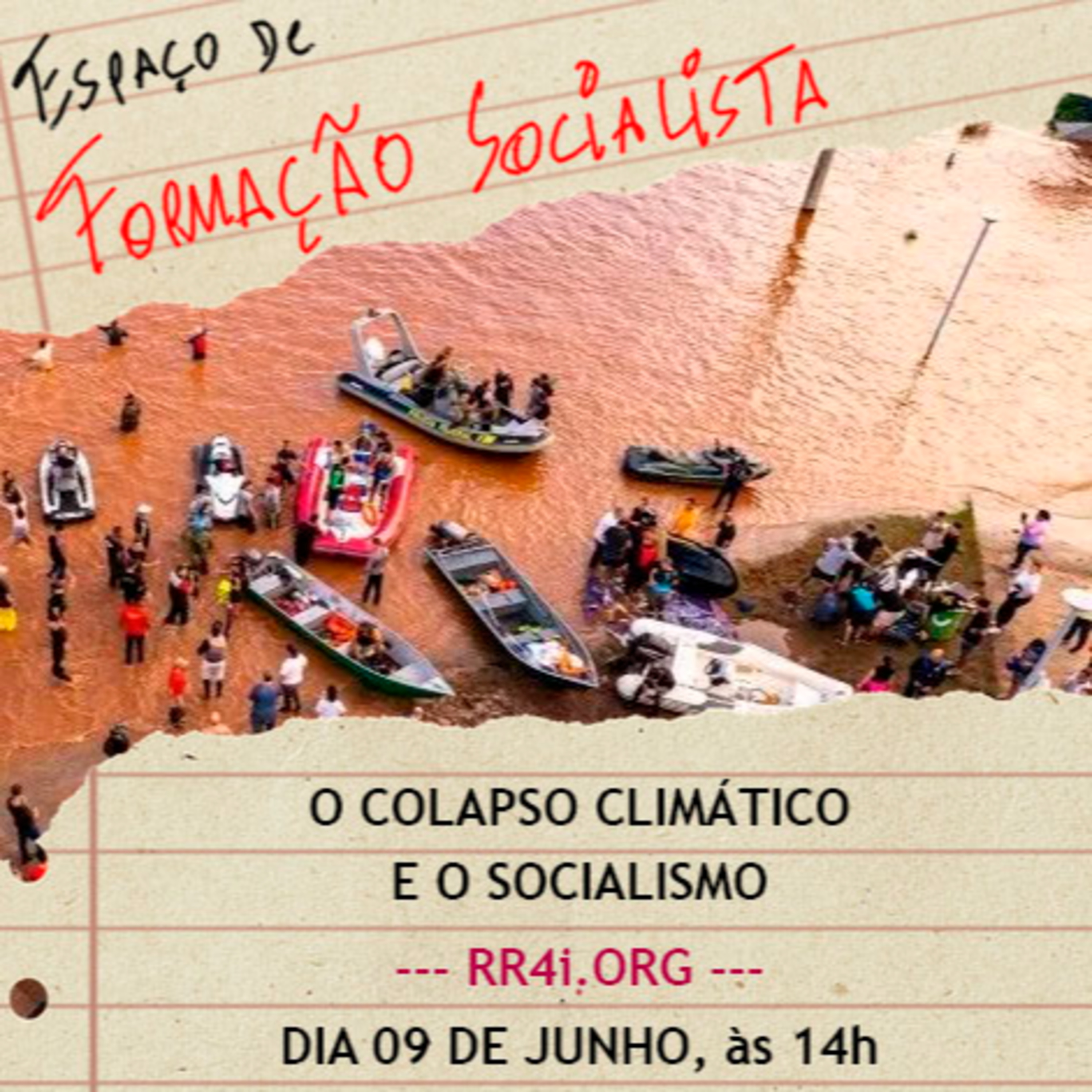 Espaço de Formação Socialista 09/06/2024 - O colapso climático e o socialismo episode artwork