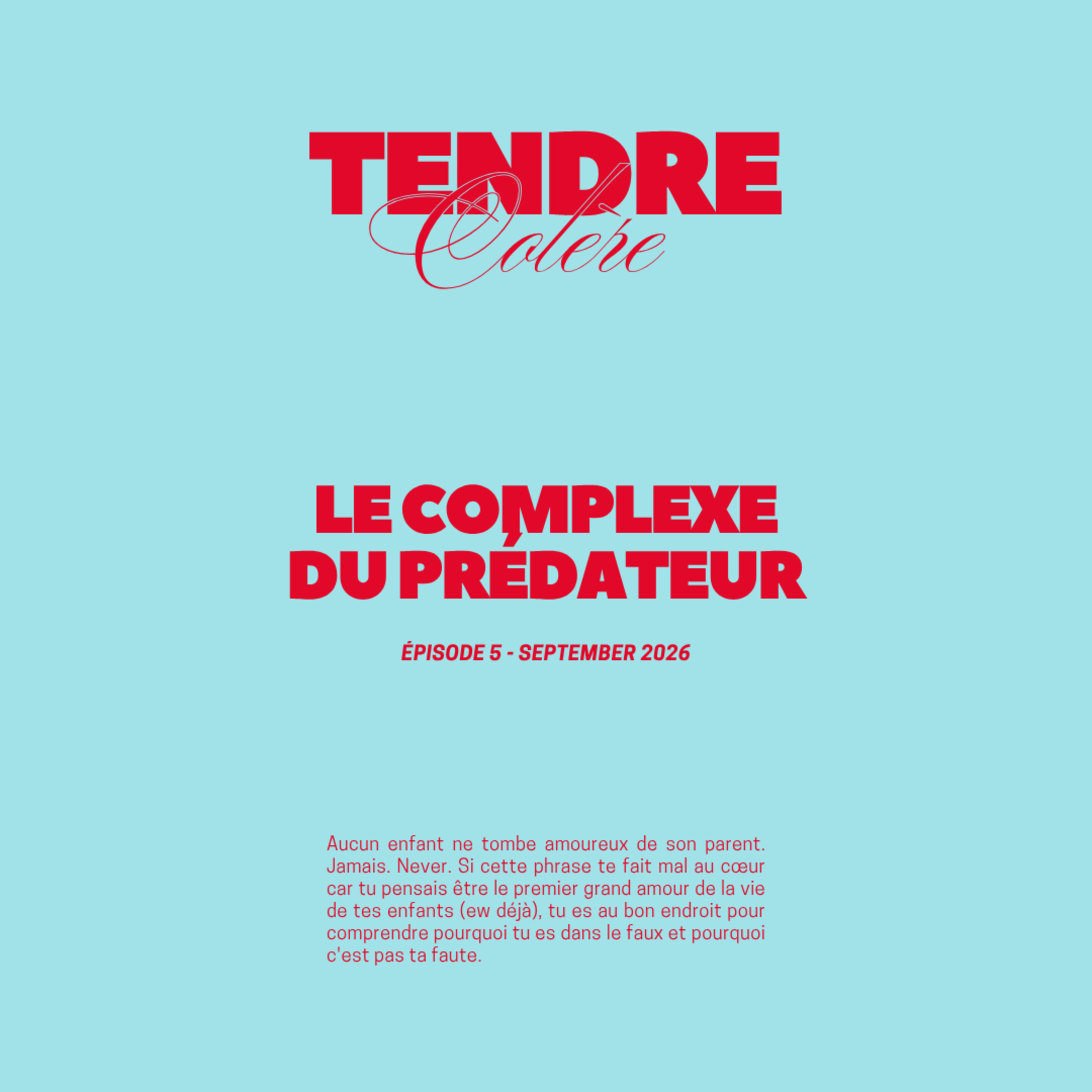 Le complexe du prédateur episode artwork