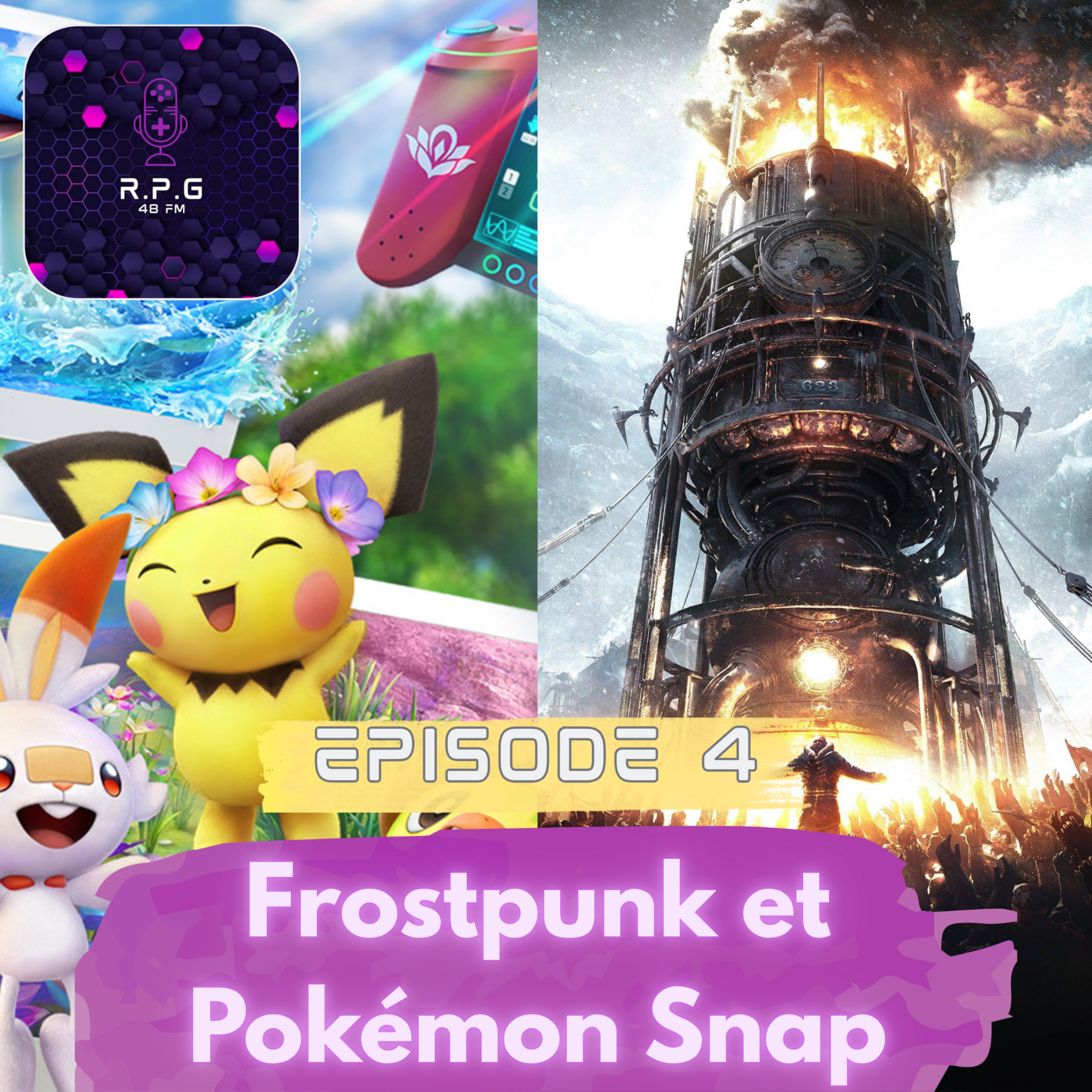 Frostpunk et Pokémon Snap episode artwork