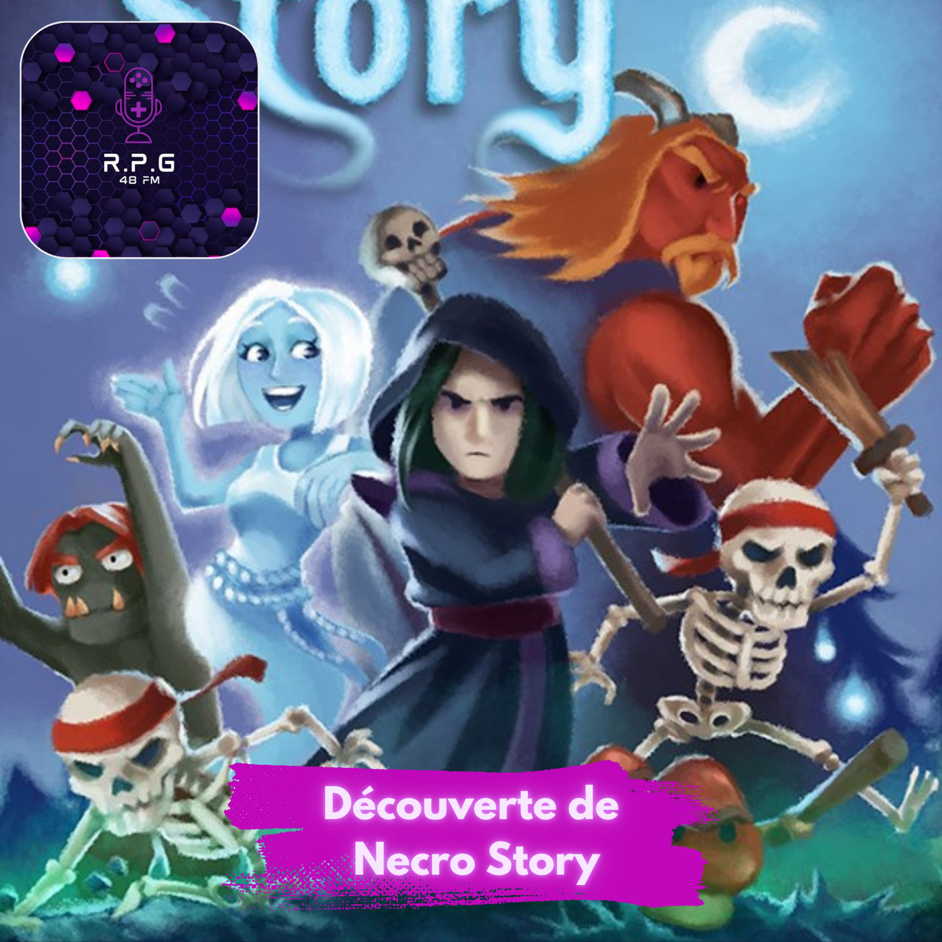 Necro Story, un RPG pour sauver l'humanité episode artwork