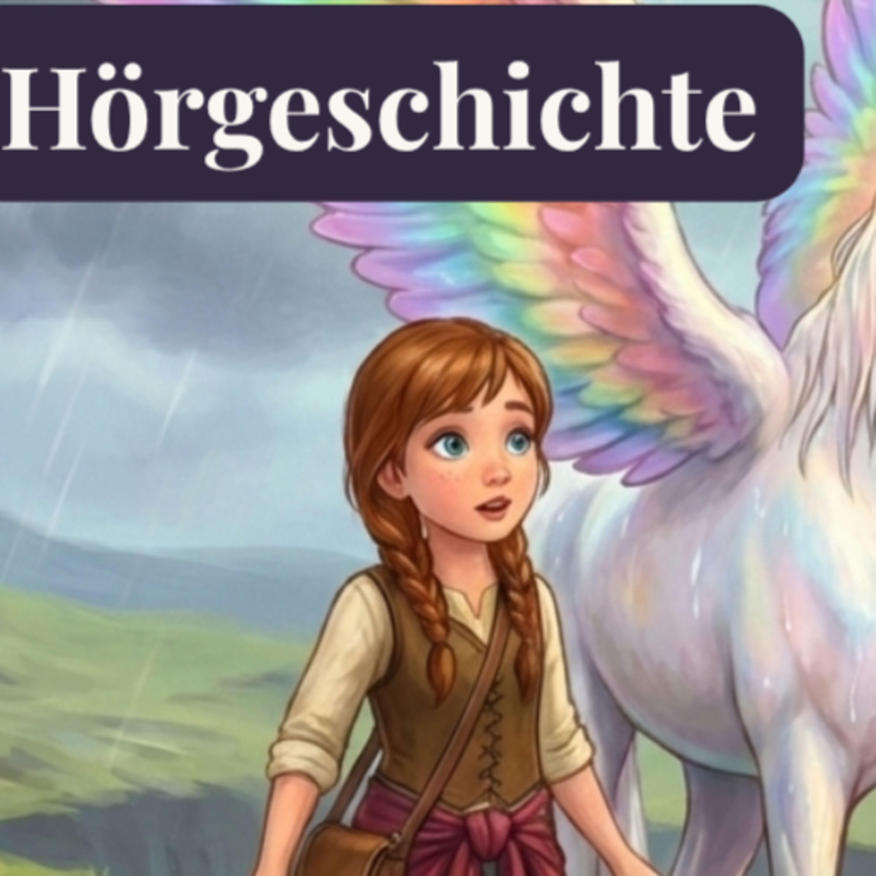 Aurora das Einhorn entdeckt das Geheimnis des Regenbogens Kindergeschichte/Einschlafgeschichte episode artwork