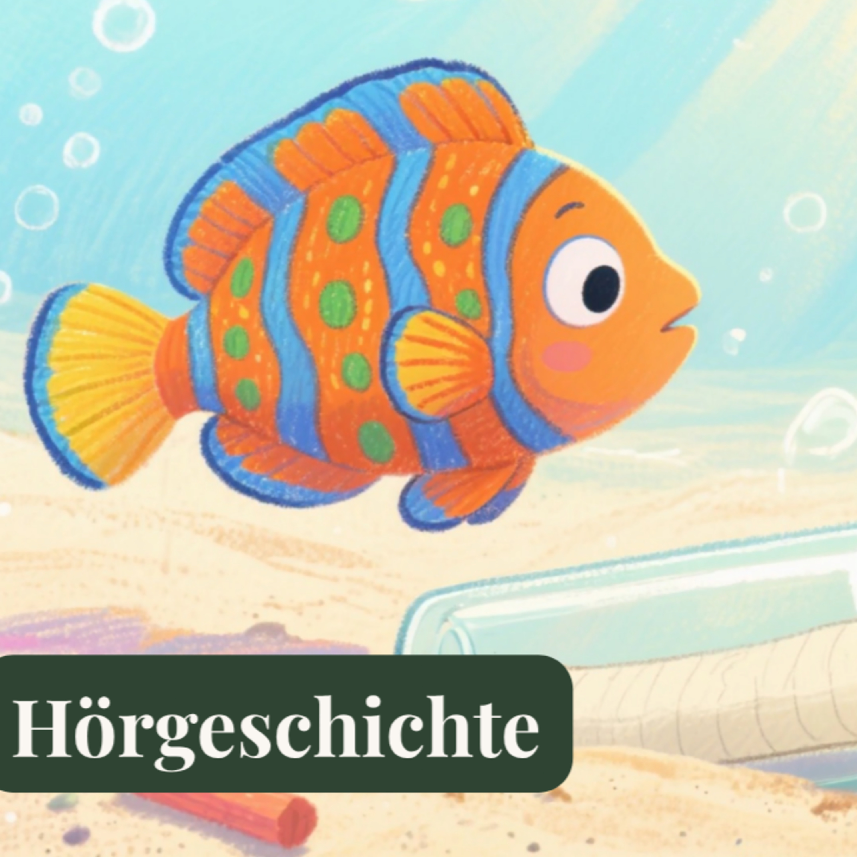 Was steht in der Flaschenpost ? Liebesbrief an eine Meerjungfrau? Schatzkarte? Kindergeschichte | Einschlafgeschichte episode artwork
