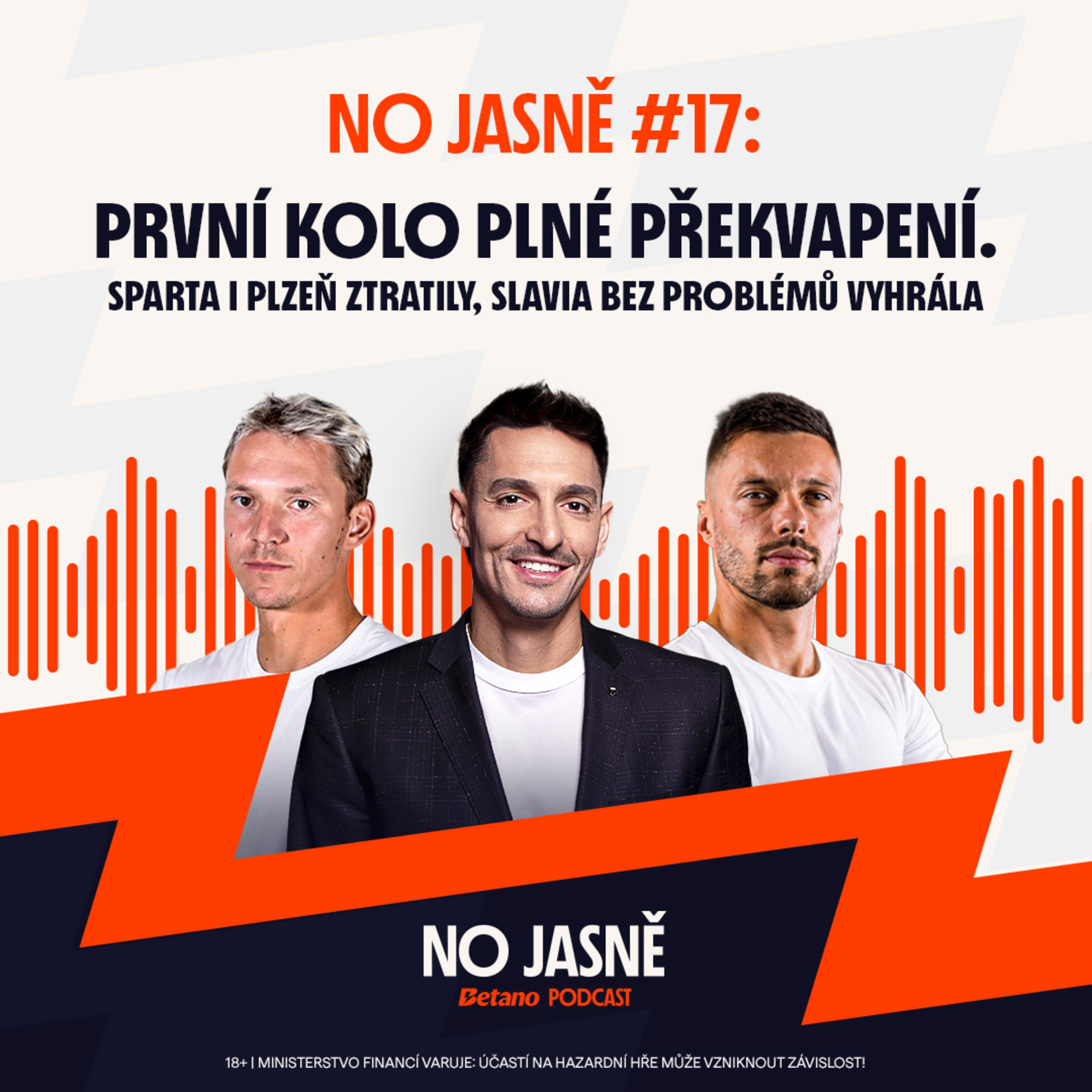 NO JASNĚ #17 🎙️ | První kolo plné překvapení. Sparta i Plzeň ztratily, Slavia bez problémů vyhrála