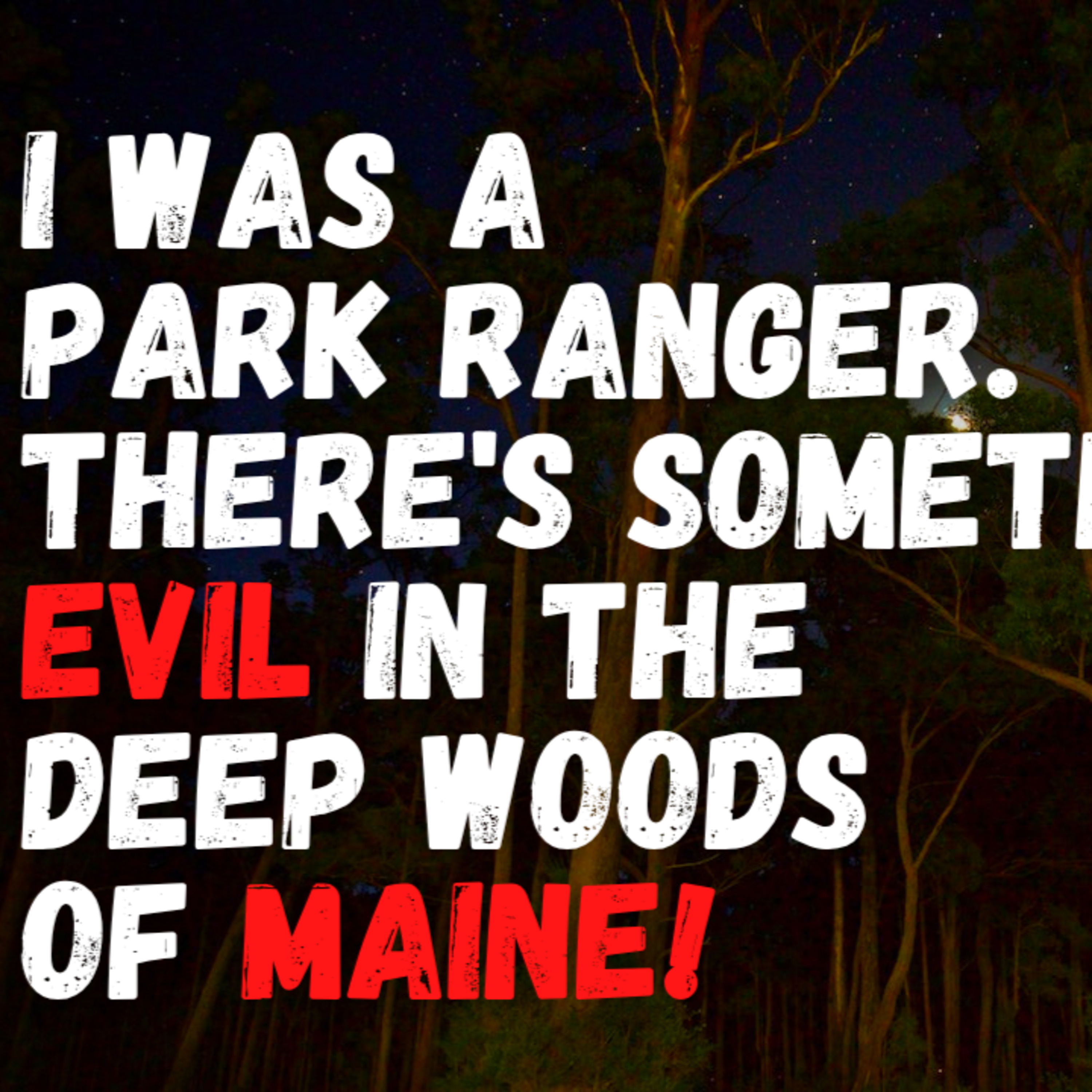 I was a Park Ranger and there is something malevolent in the deep woods of Maine episode artwork
