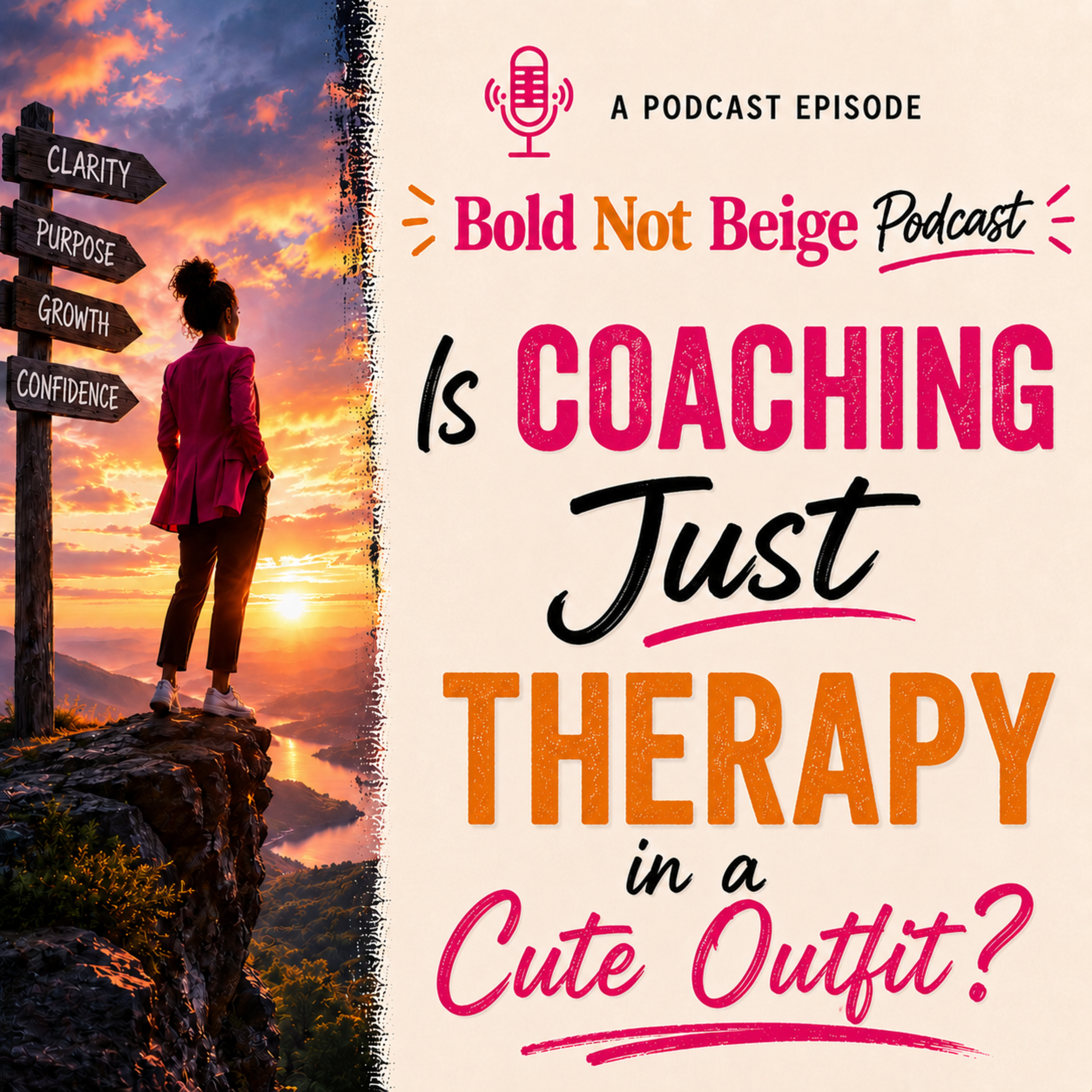 Ep 7: Is Coaching Just Therapy in a Cute Outfit? episode artwork