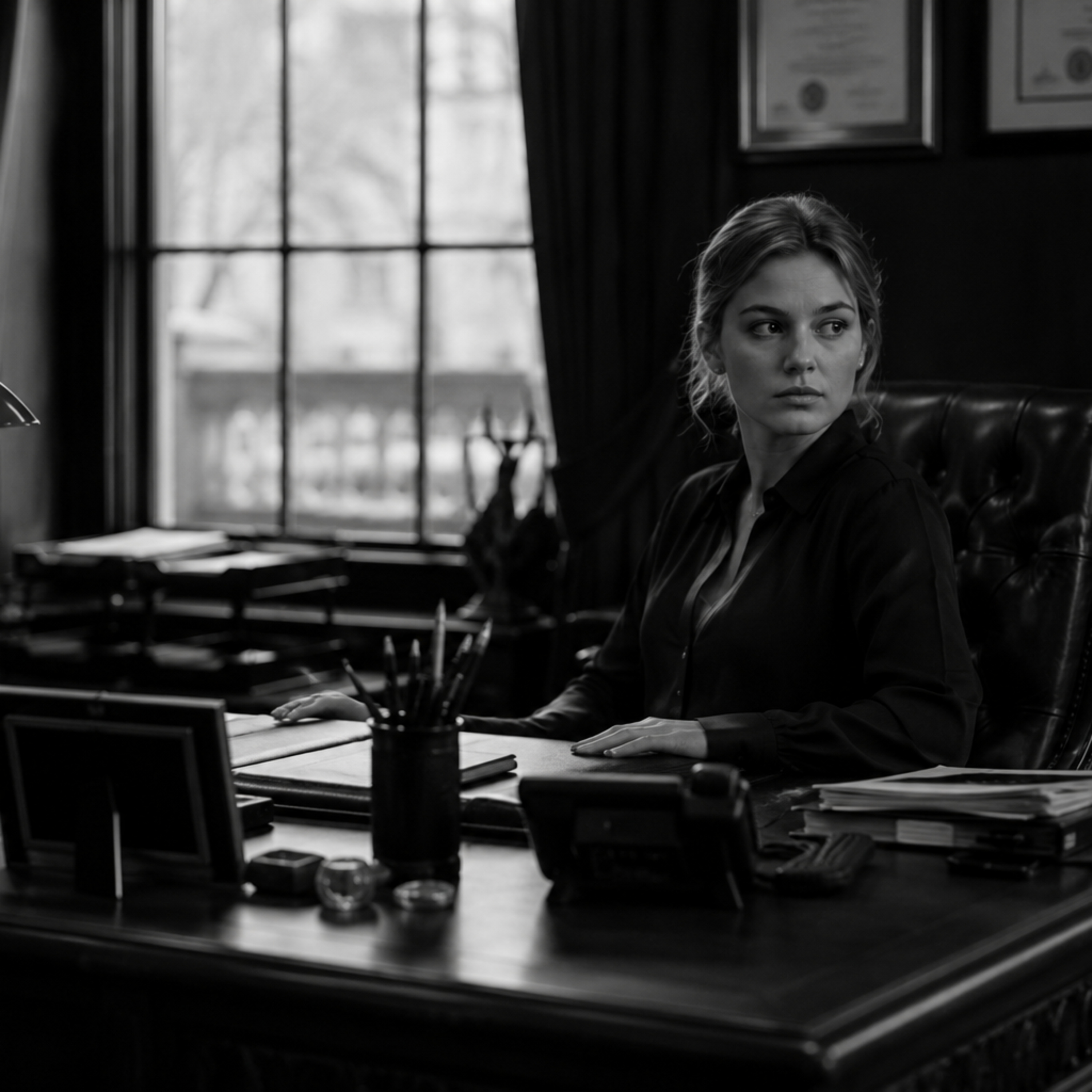 Op zijn chesterfield bureau episode artwork