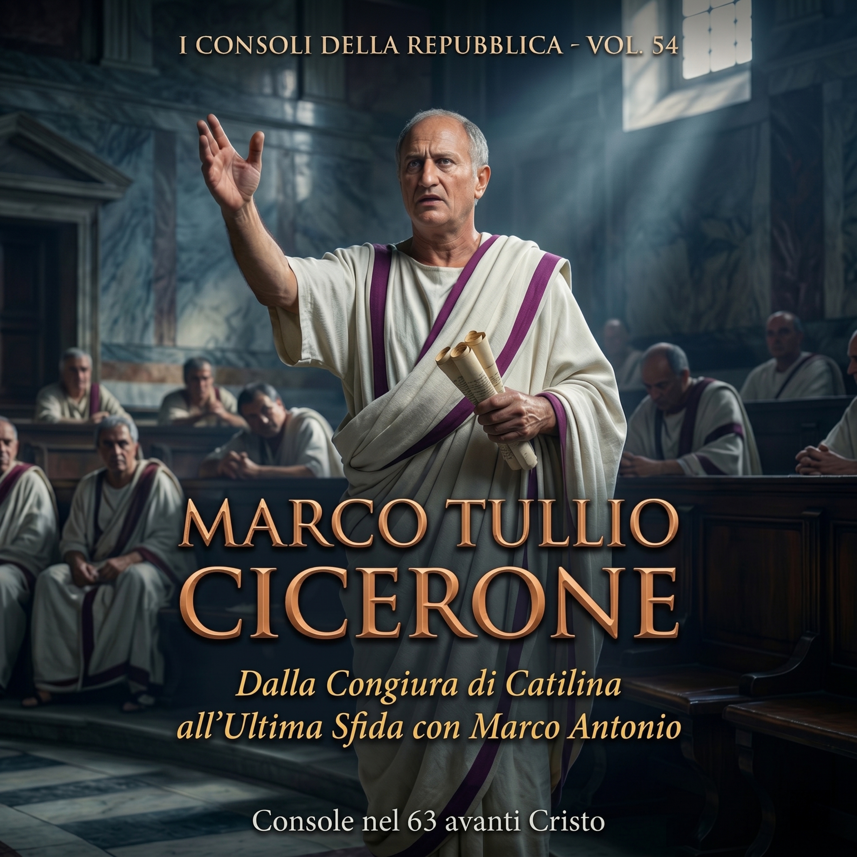 Marco Tullio Cicerone: Dalla Congiura di Catilina all'Ultima Sfida con Marco Antonio episode artwork