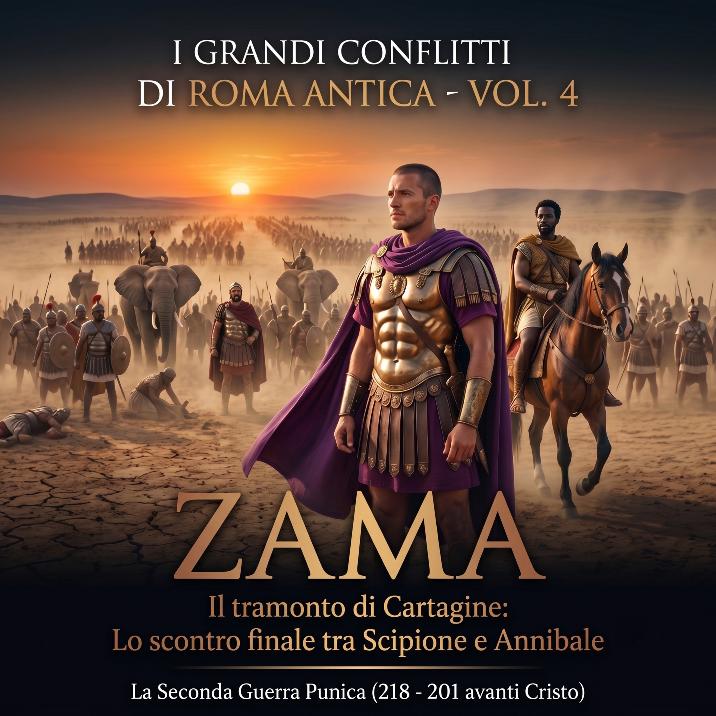 SECONDA GUERRA PUNICA - Volume 4: Zama: Il Tramonto di Cartagine, scontro finale Scipione e Annibale