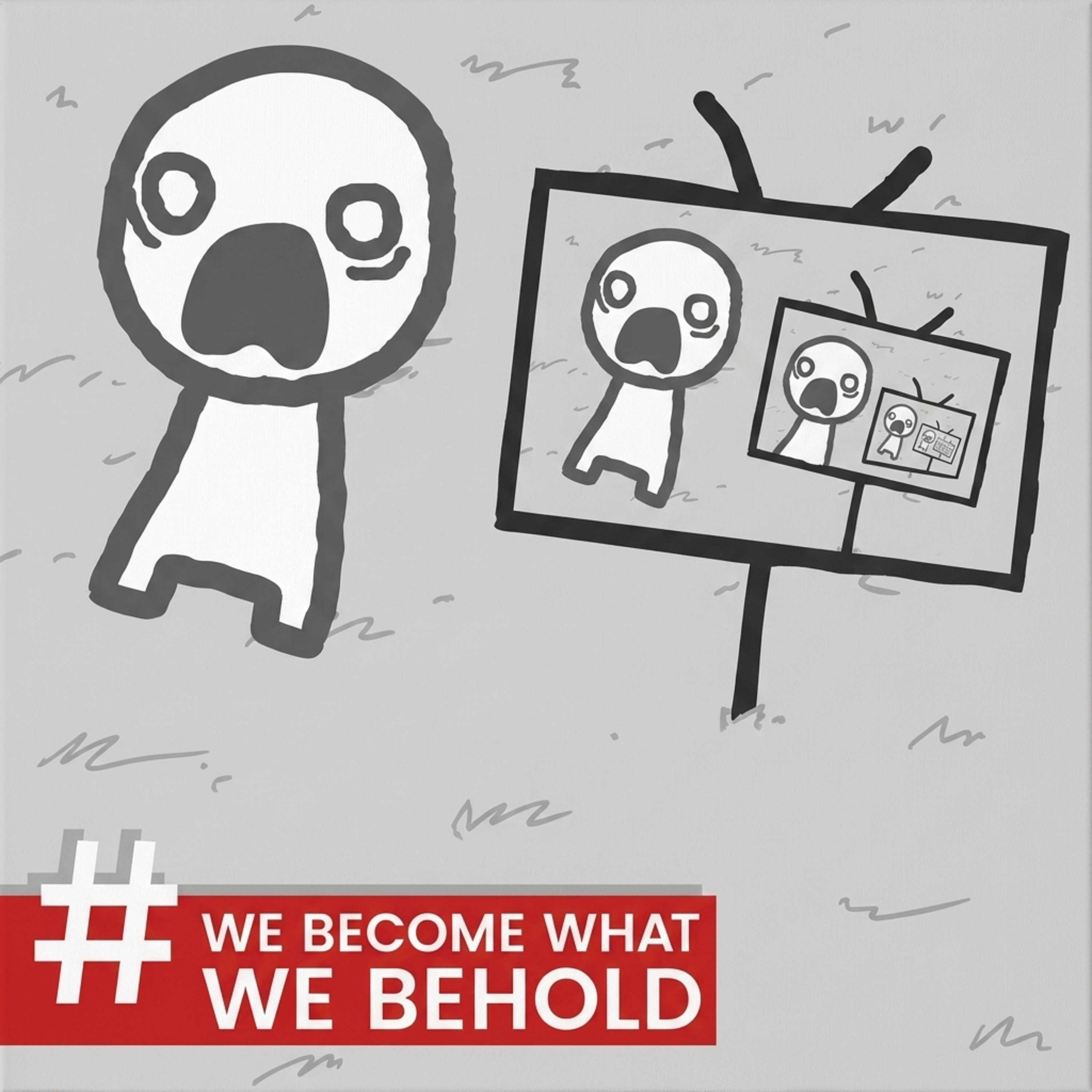 کاور We Become What We Behold | ما همانی میشویم که میبینیم: چرخه جنون در رسانه