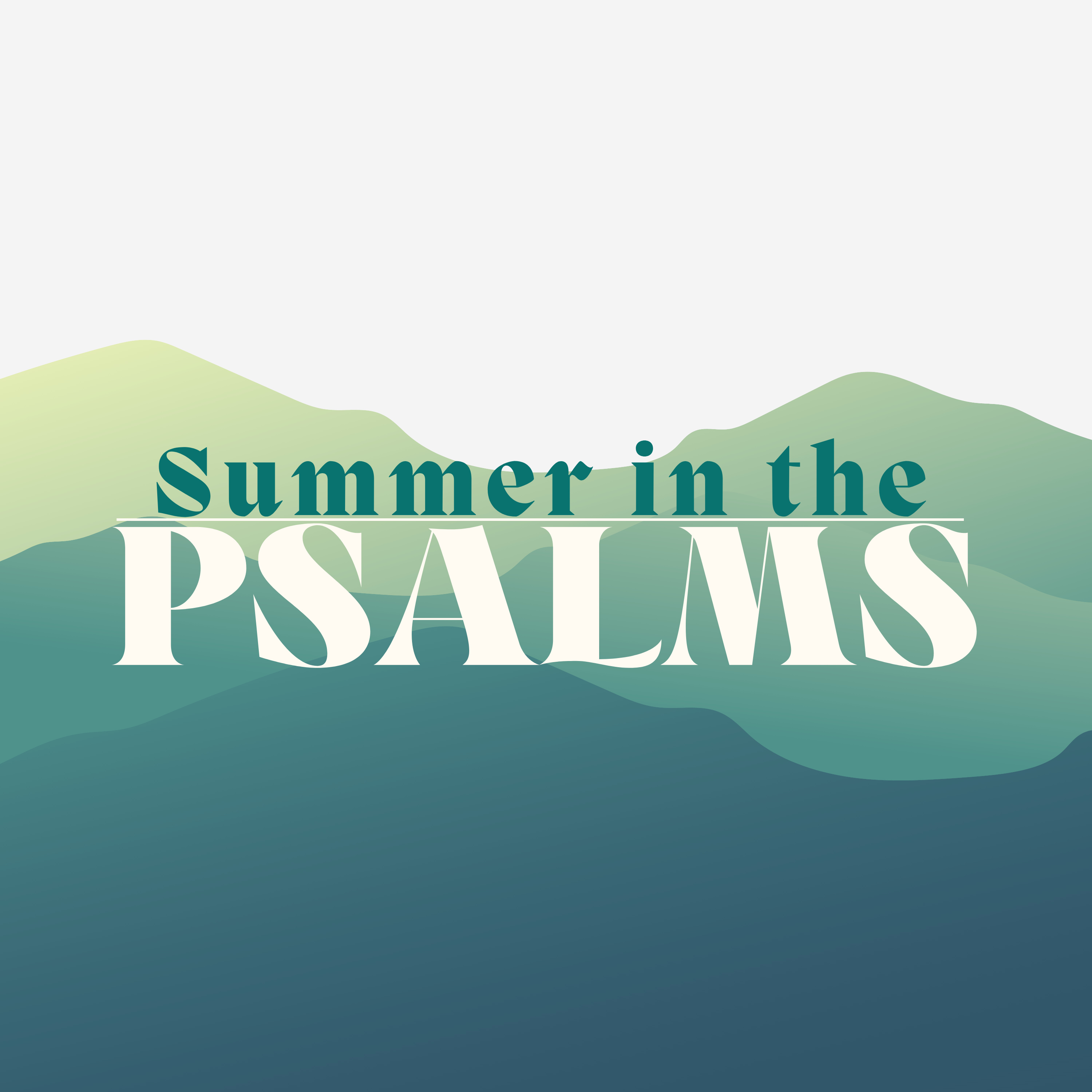 Summer in the Psalms: Jesus our Shepherd, Host, and Friend episode artwork