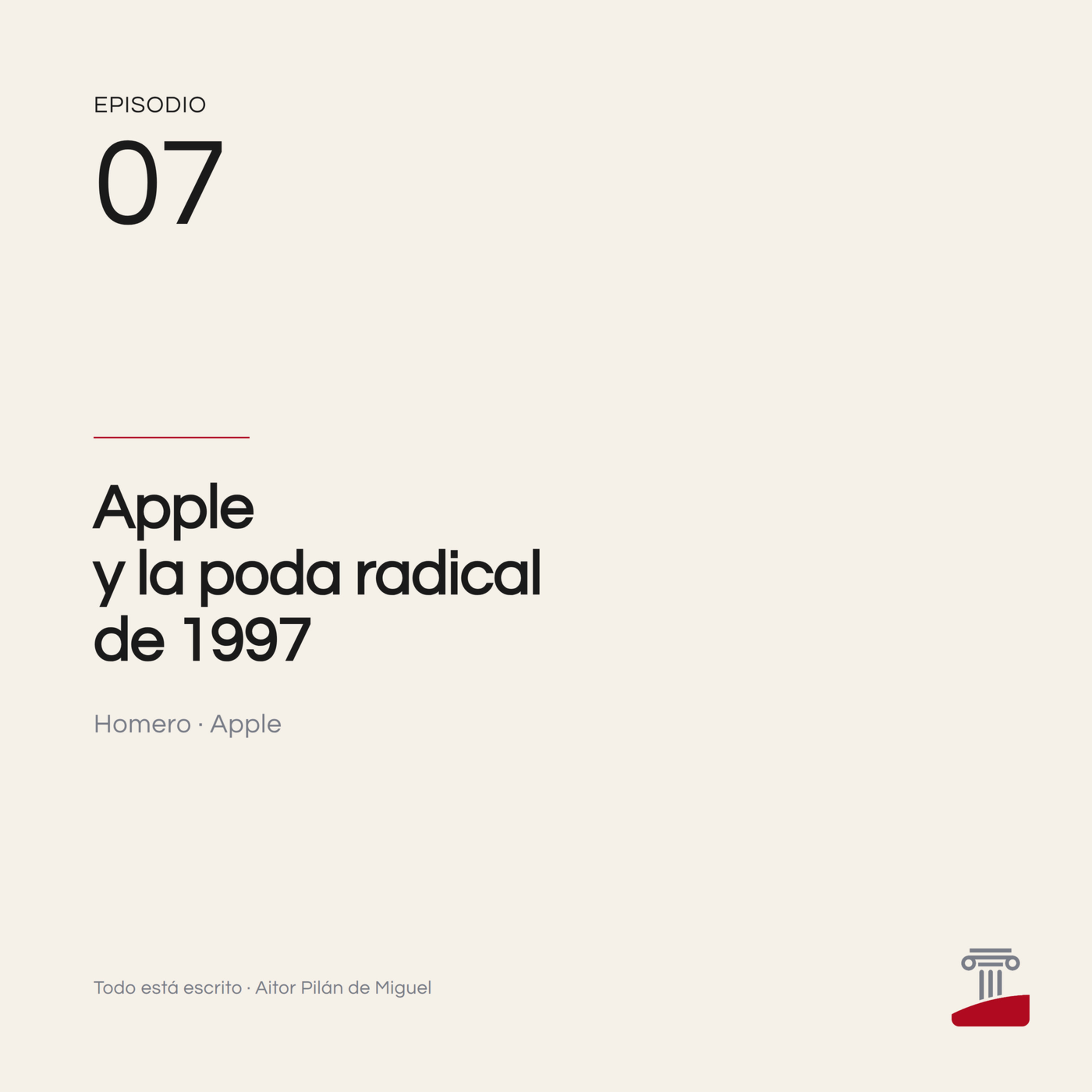 Apple y la poda radical  episode artwork