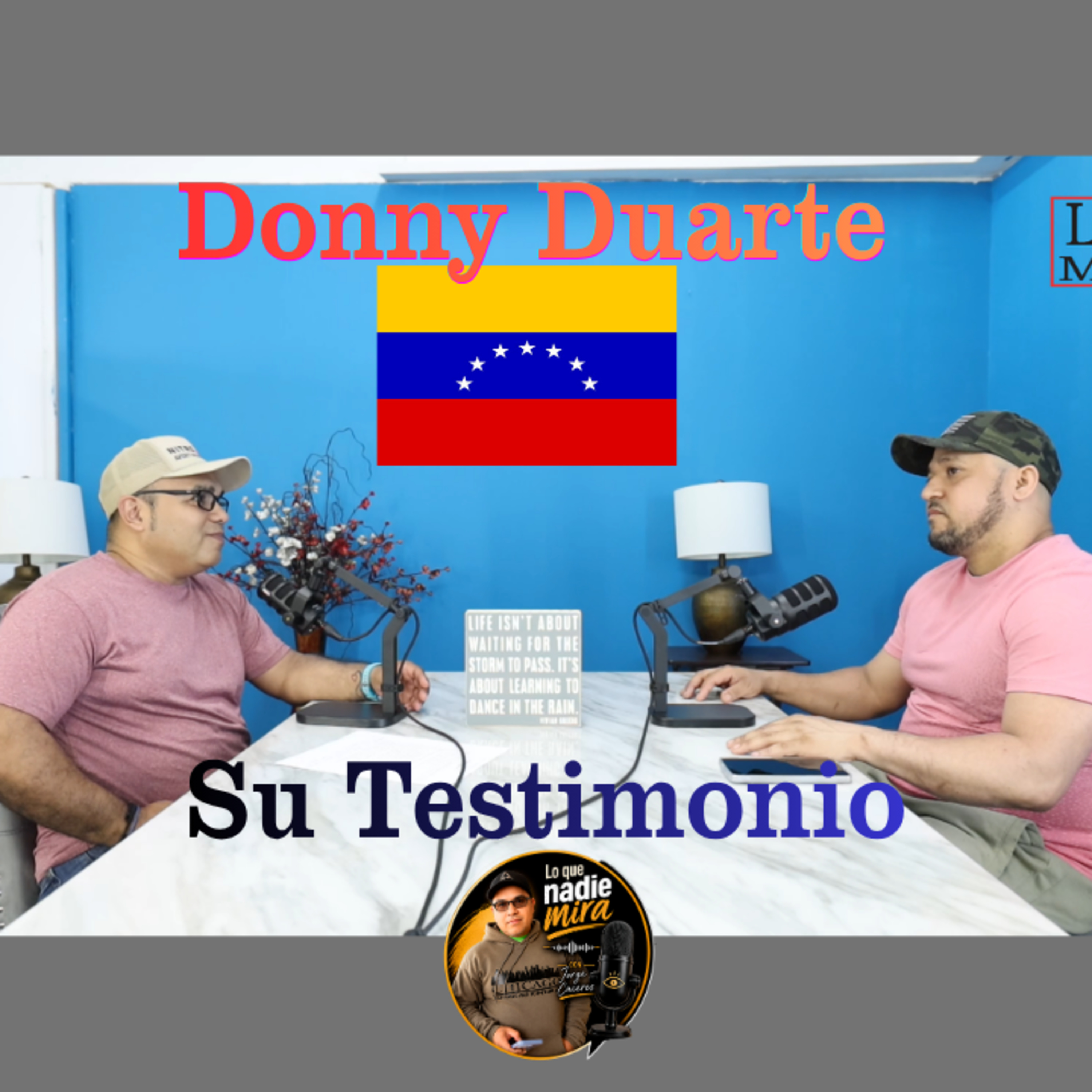 Portada de Lo Que Nadie Mira con Jorge Caceres