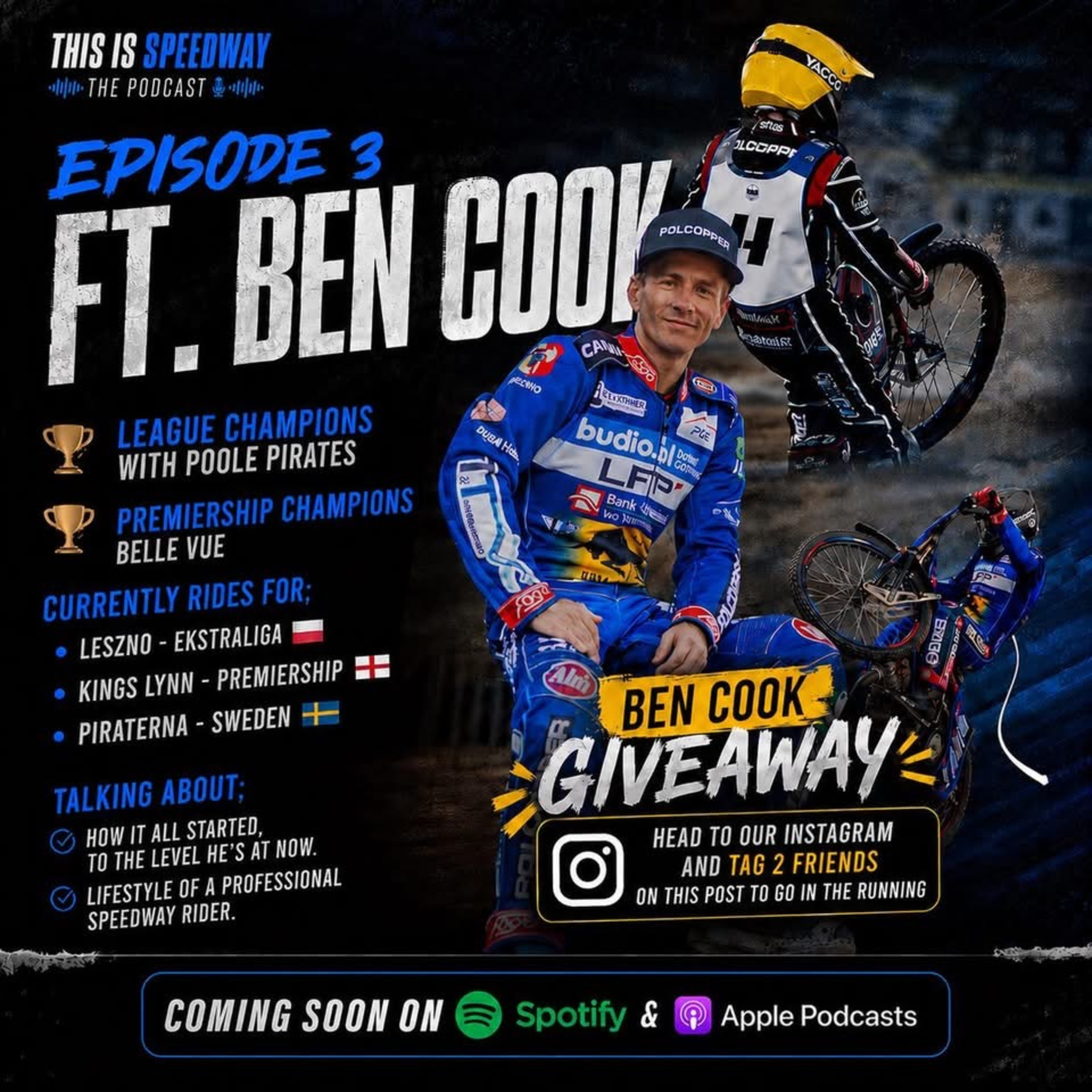Ben Cook - Road to Ekstraliga plus all things outside racing episode artwork