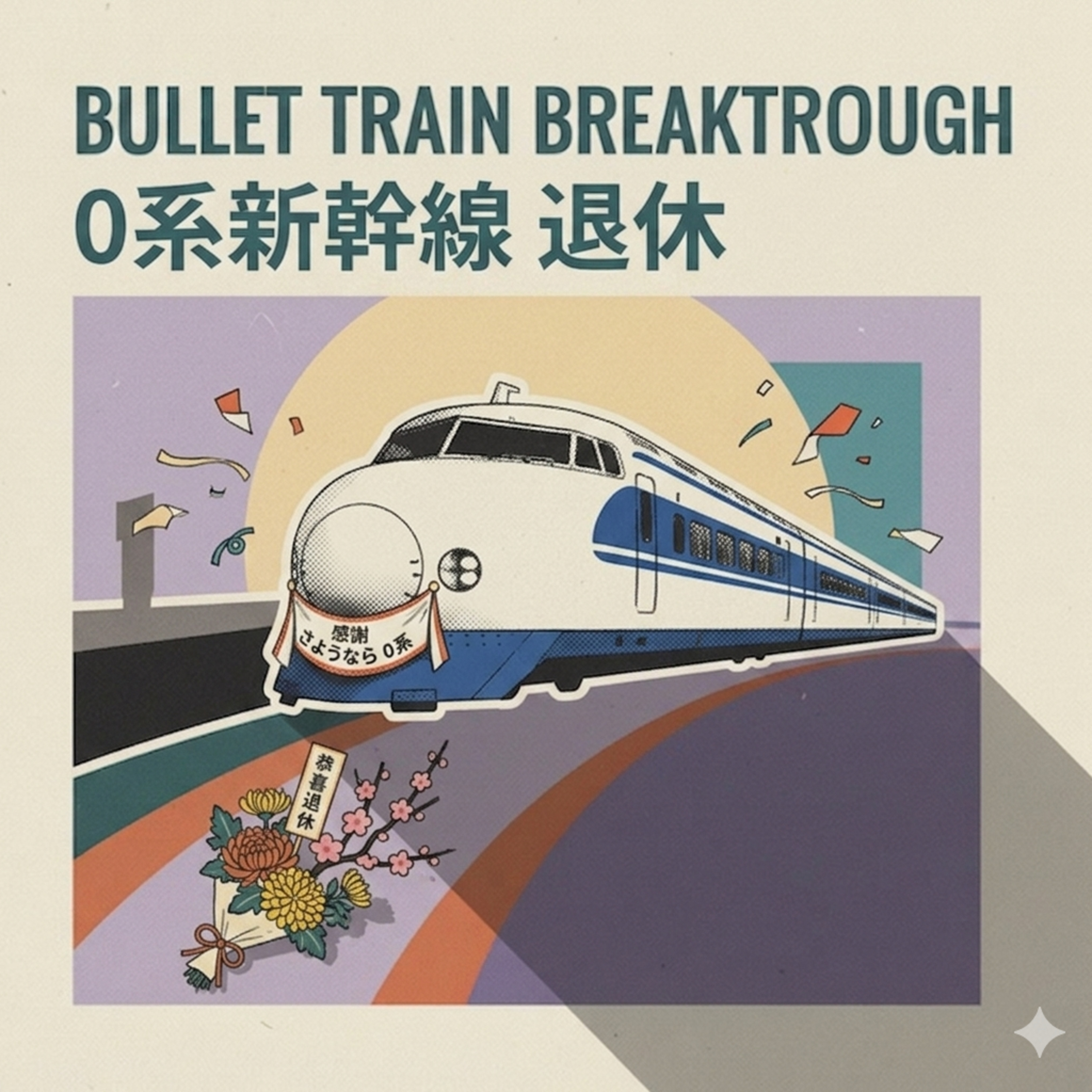 Bye-bye! Shinkansen 0 Series Legend Retires episode artwork