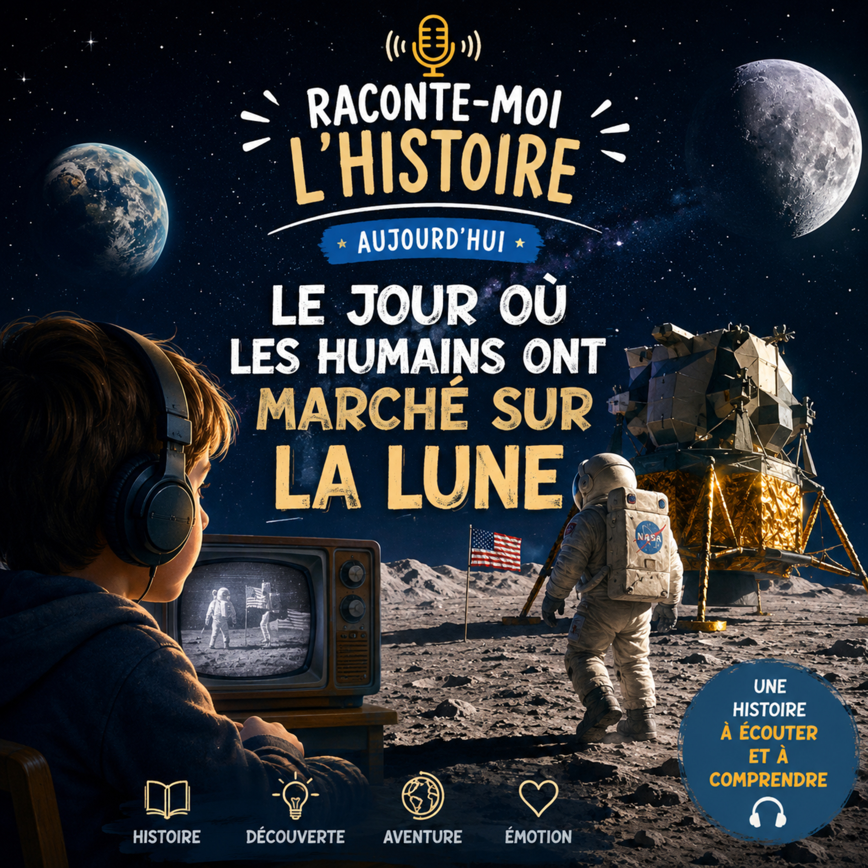 La Lune – le jour où les humains ont marché dessus