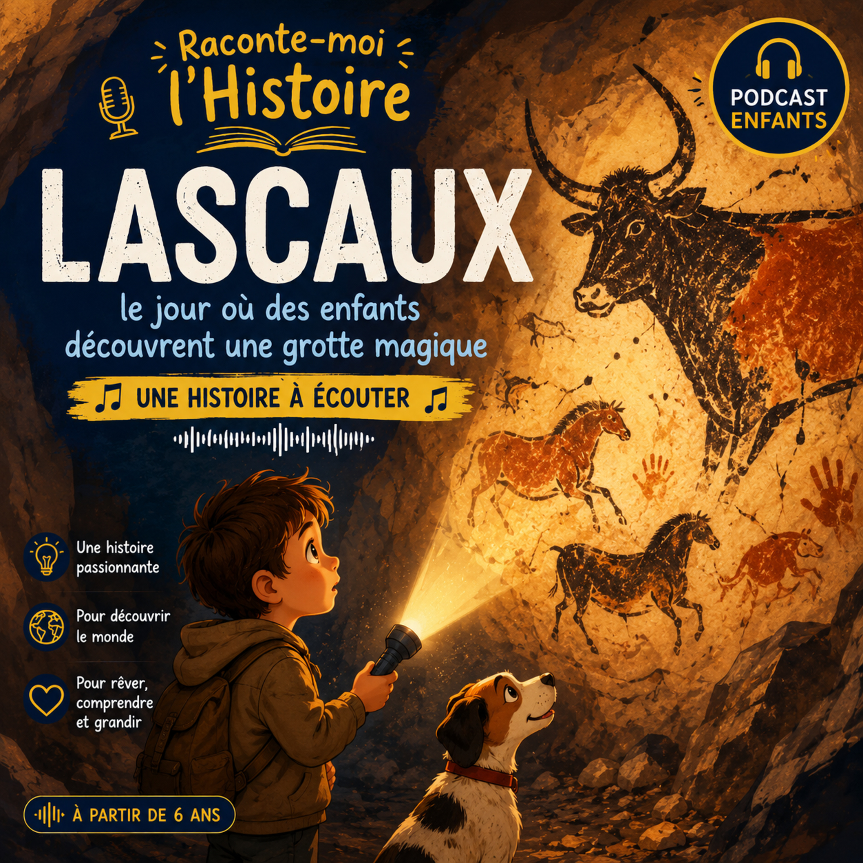 Lascaux – le jour où des enfants découvrent une grotte magique