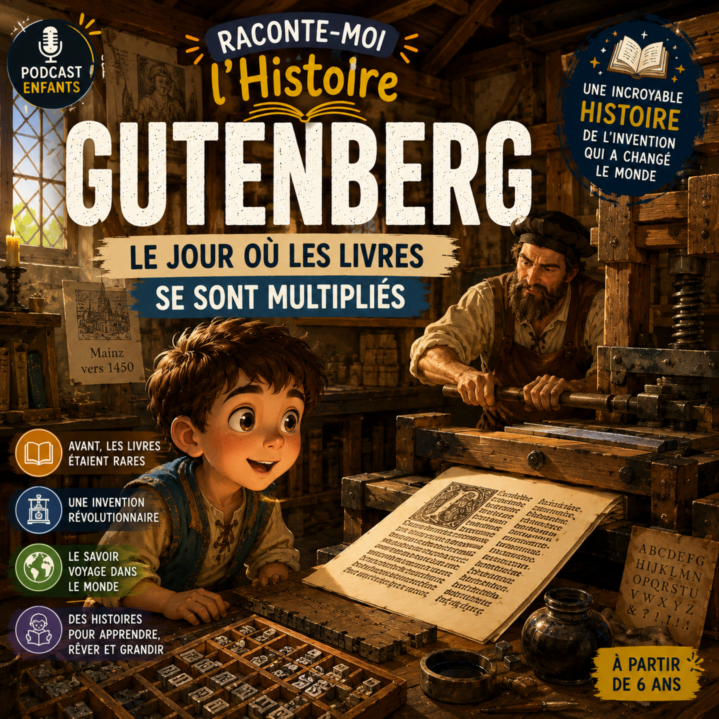 Gutenberg – le jour où les livres se sont multipliés