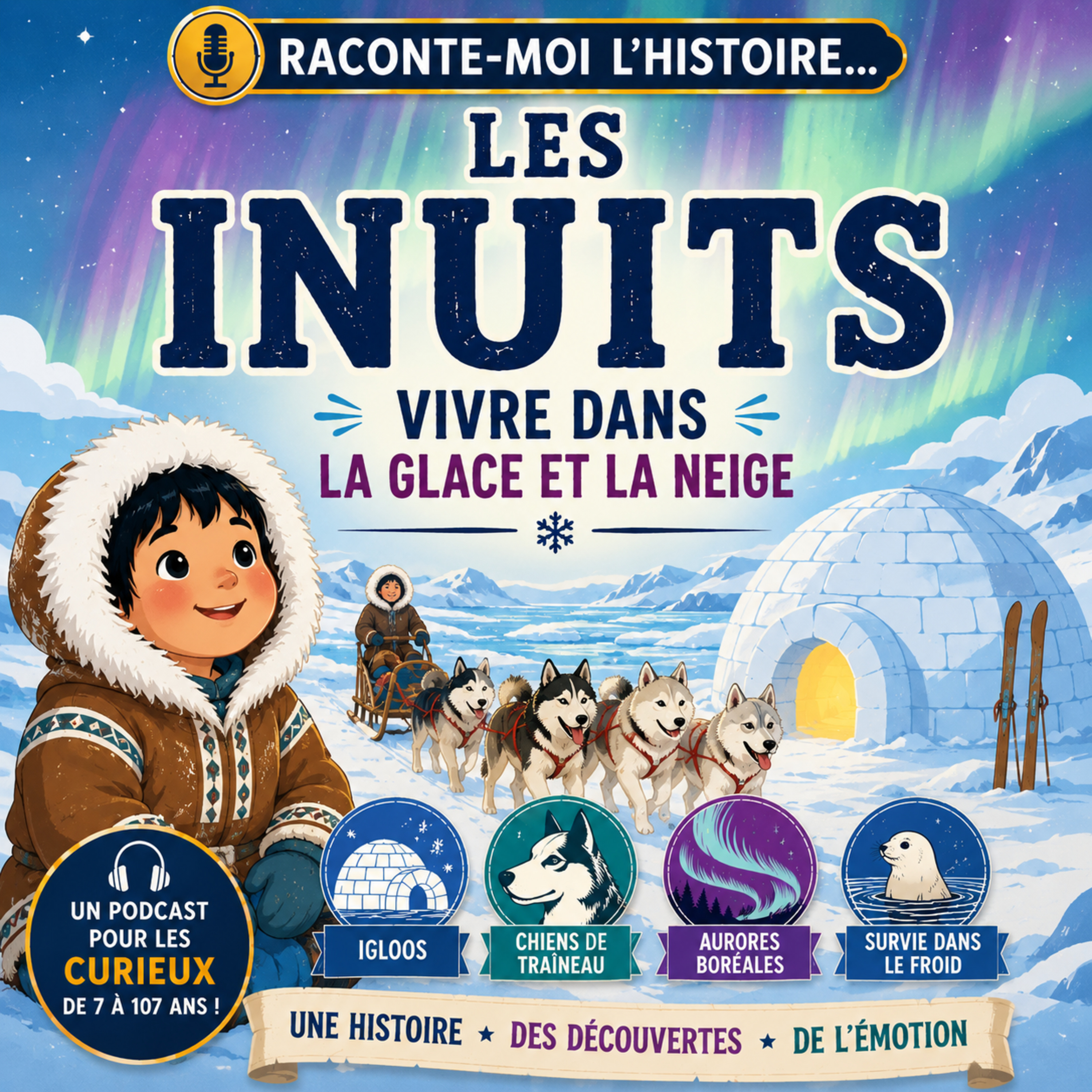 Les Inuits – vivre dans la glace et la neige