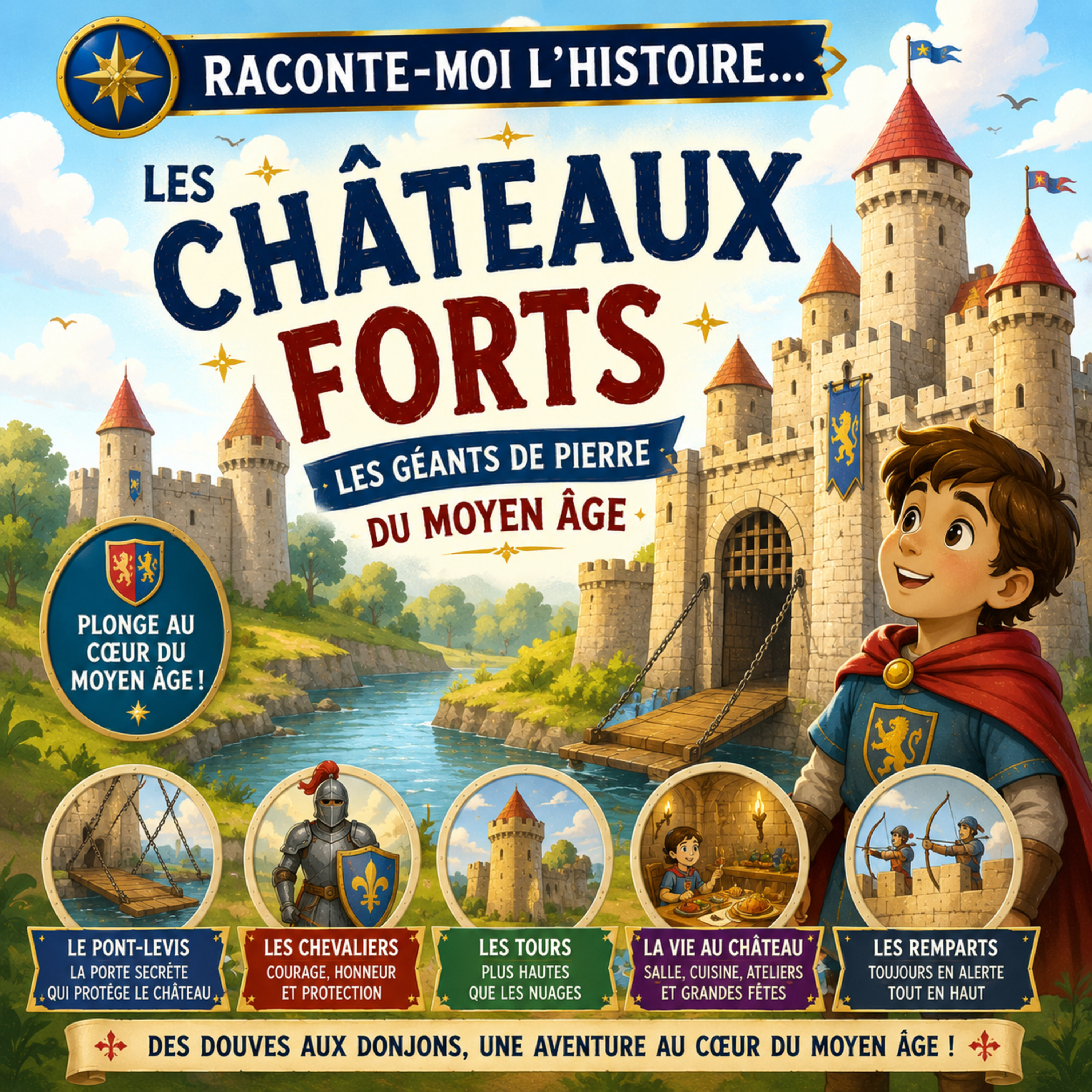 Les châteaux forts – les géants de pierre du Moyen Âge