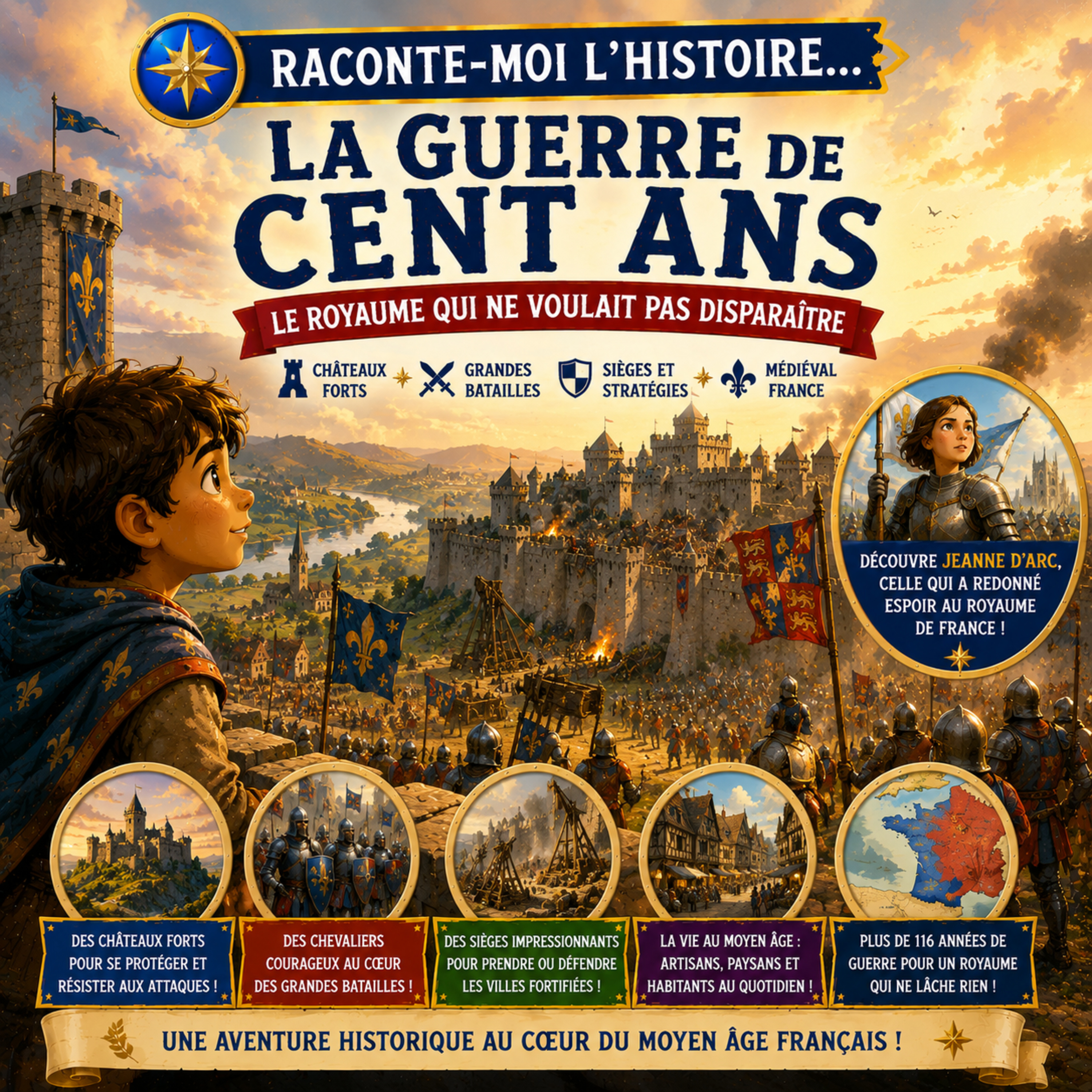 La guerre de Cent Ans – le royaume qui ne voulait pas disparaître