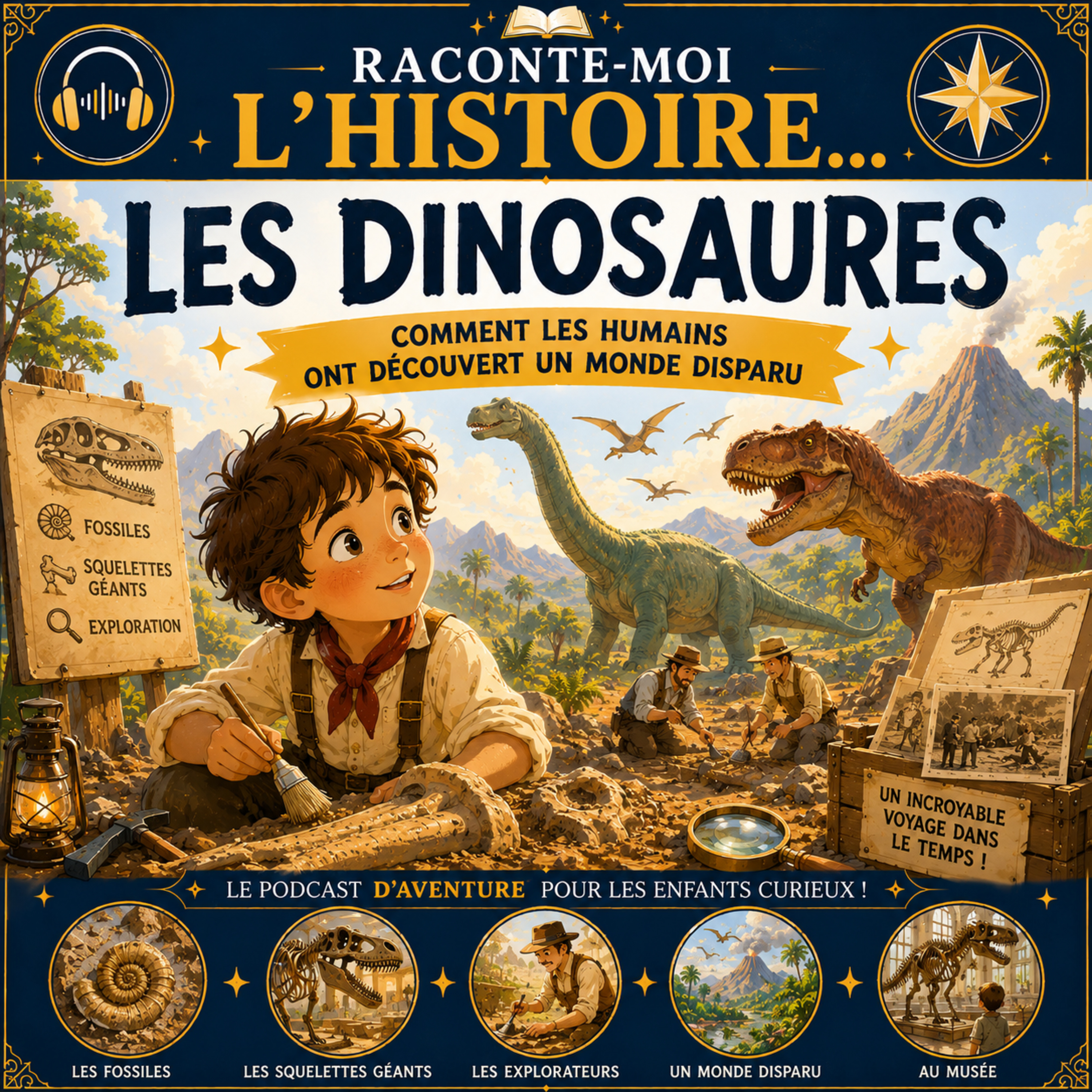 Les dinosaures – comment les humains ont découvert un monde disparu