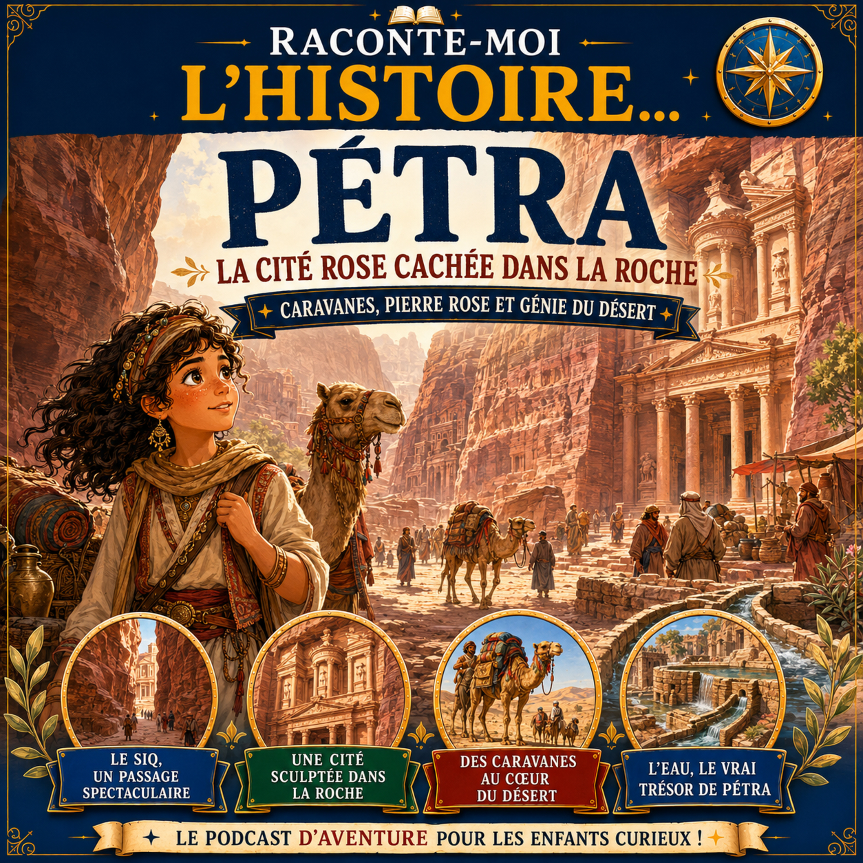 Pétra – la cité rose cachée dans la roche episode artwork