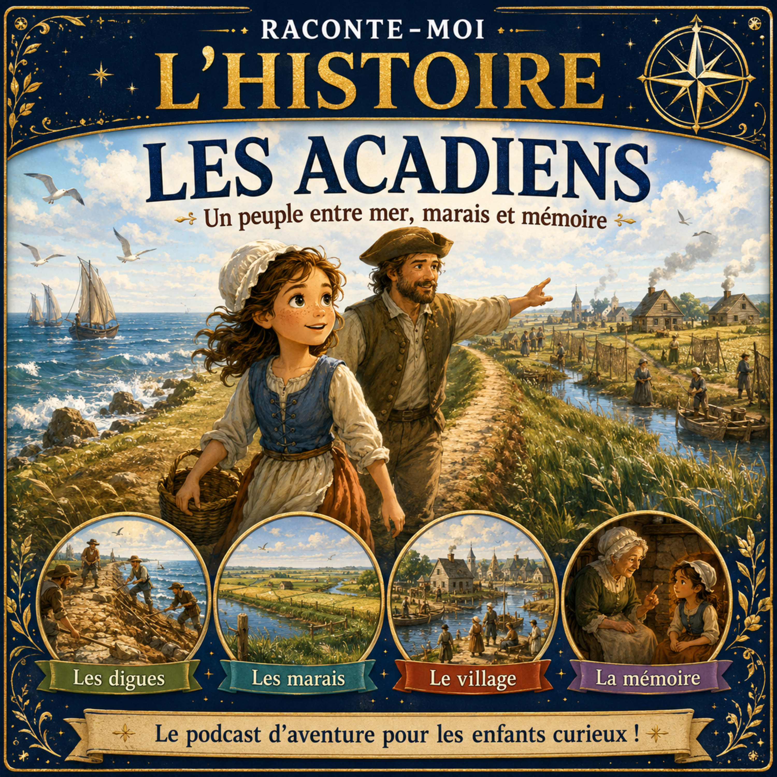 Les Acadiens – un peuple entre mer, marais et mémoire